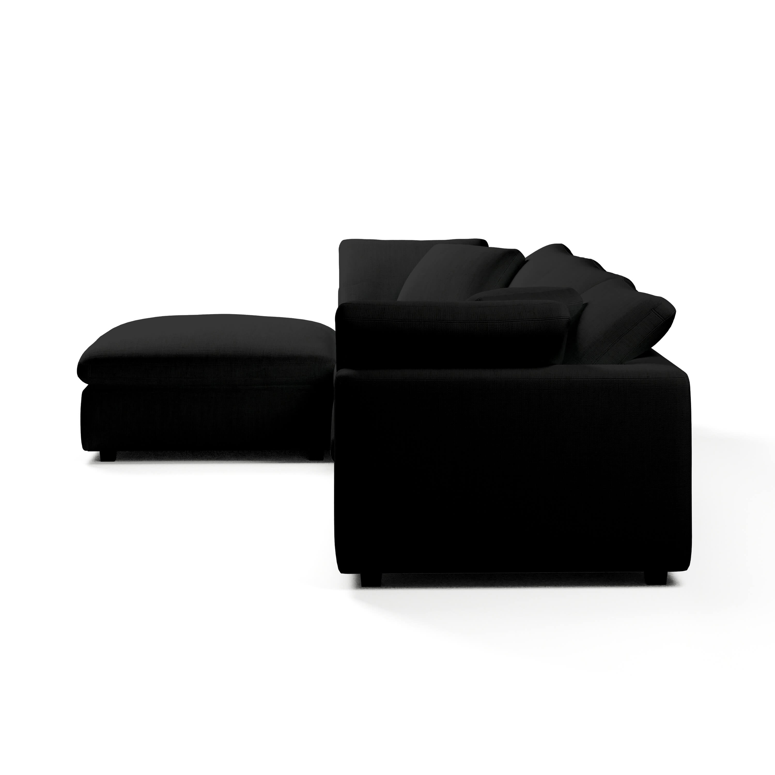 Comfy Modular Sofa - 3-Seater & Ottoman