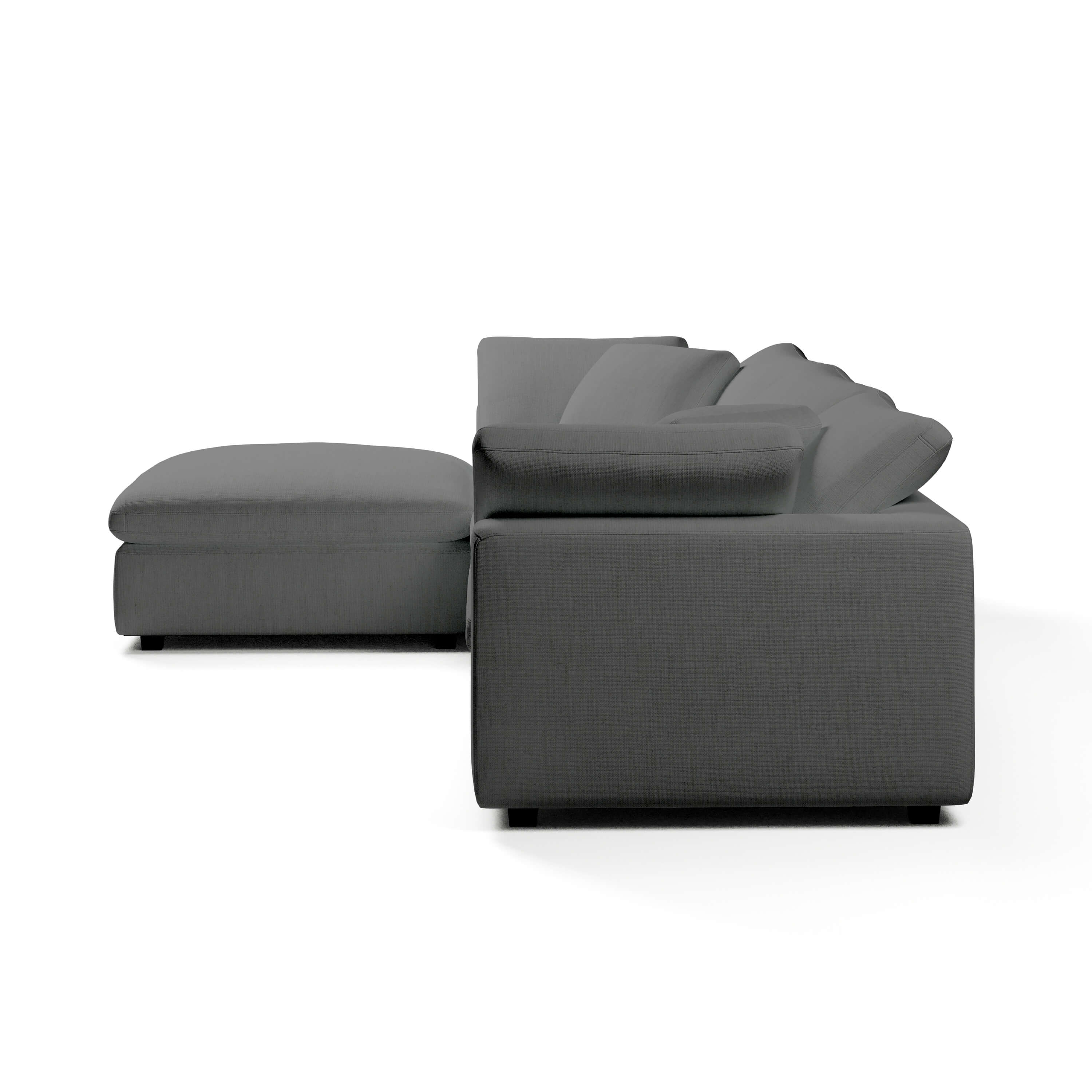 Comfy Modular Sofa - 3-Seater & Ottoman