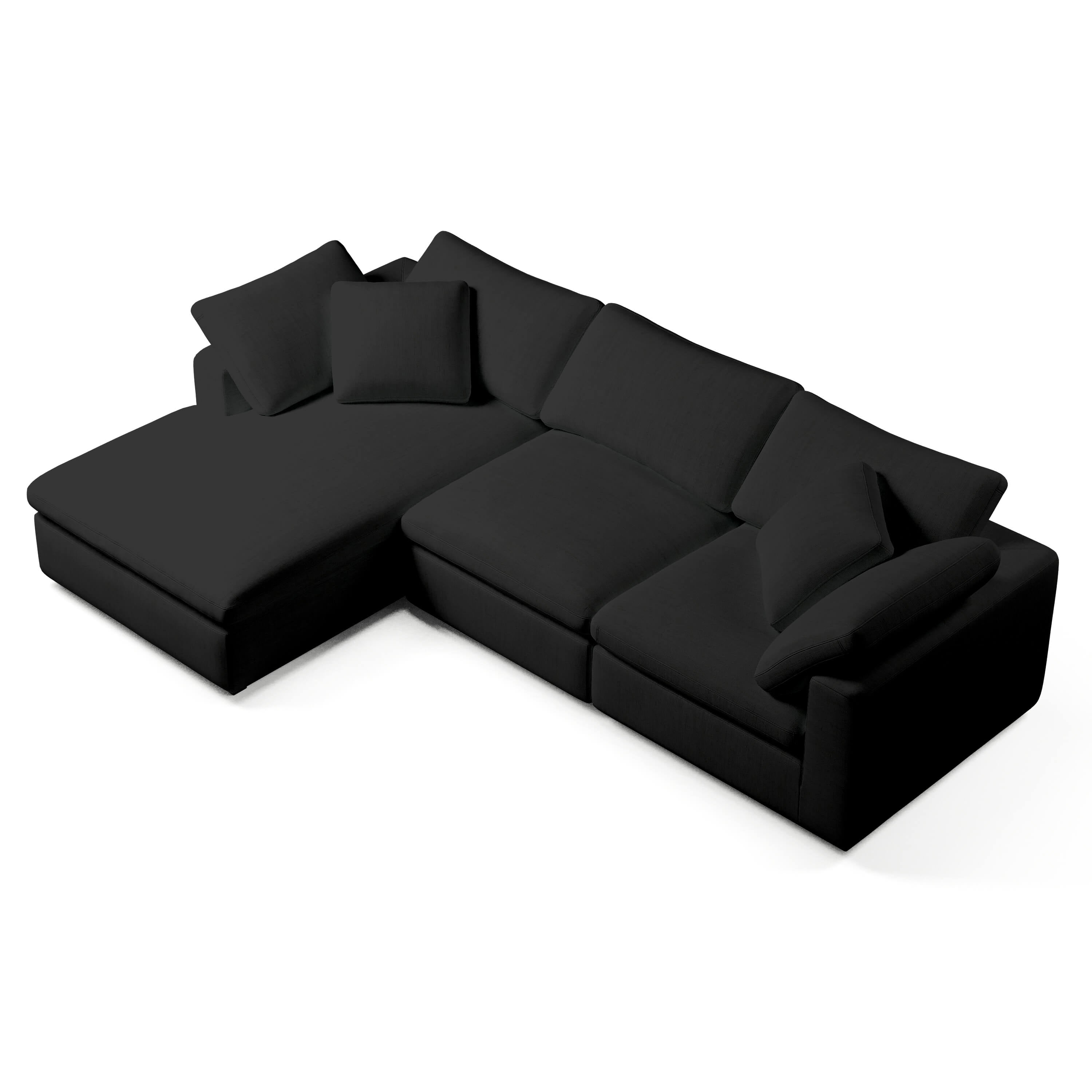 3 Seater Chaise Sofa | Left Hand Facing Sofa | Couch Haus