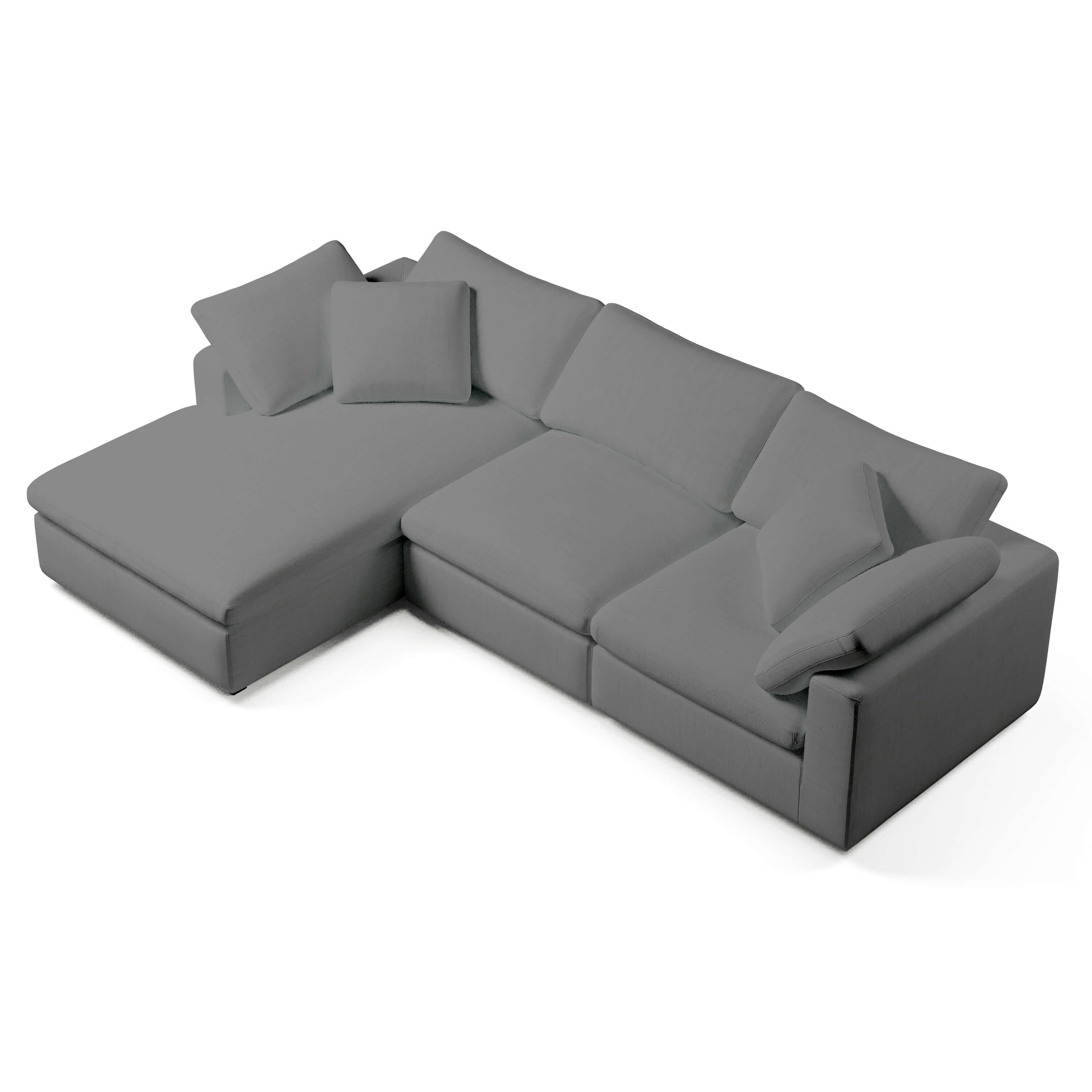 3 Seater Chaise Sofa | Left Hand Facing Sofa | Couch Haus