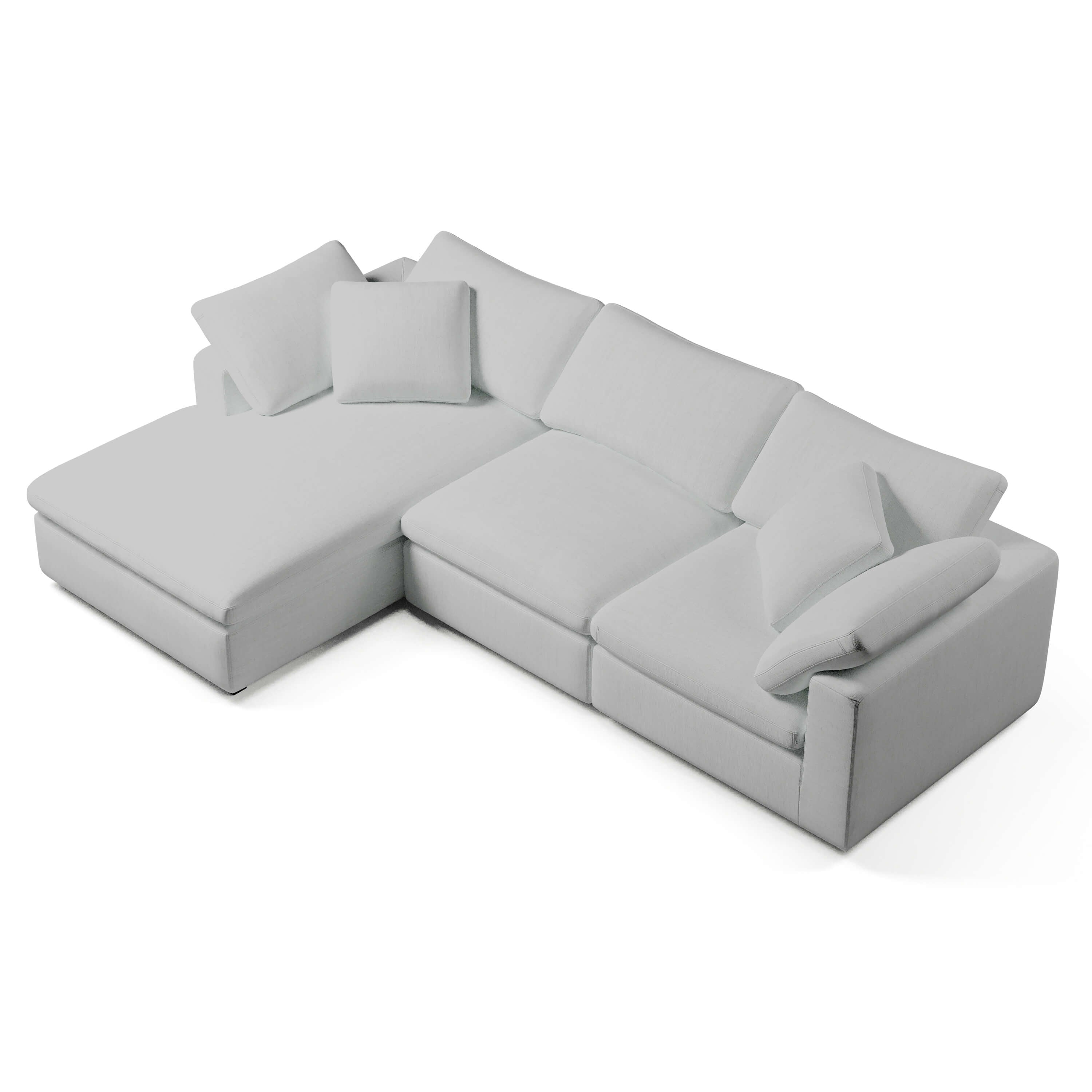 3 Seater Chaise Sofa | Left Hand Facing Sofa | Couch Haus
