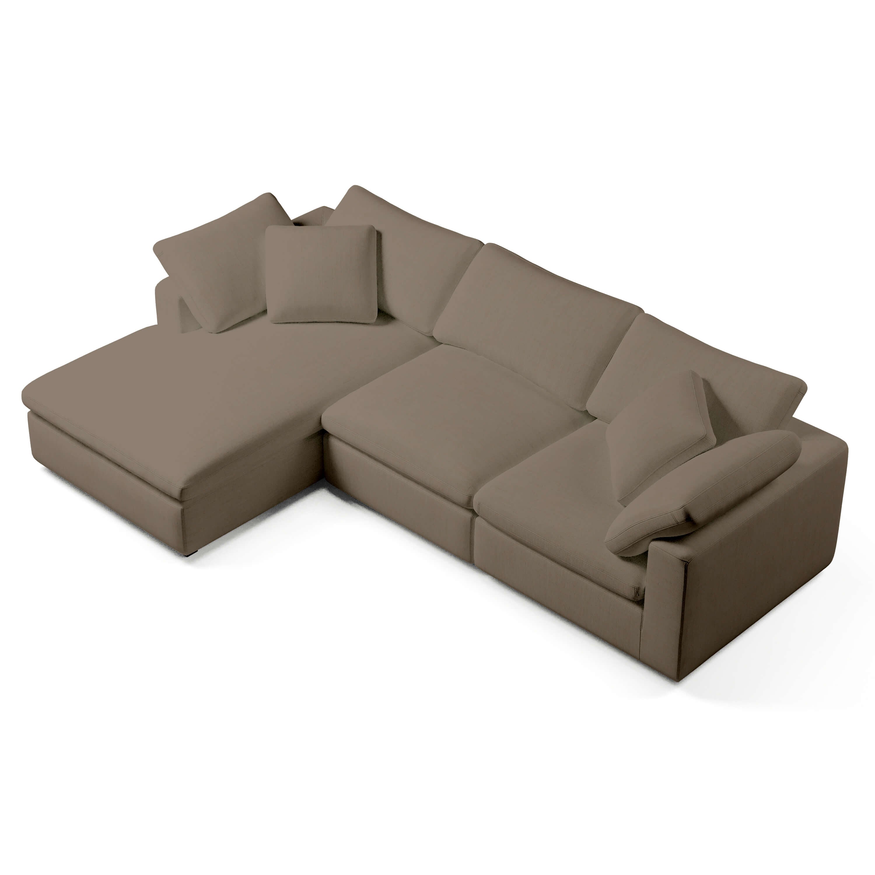 3 Seater Chaise Sofa | Left Hand Facing Sofa | Couch Haus