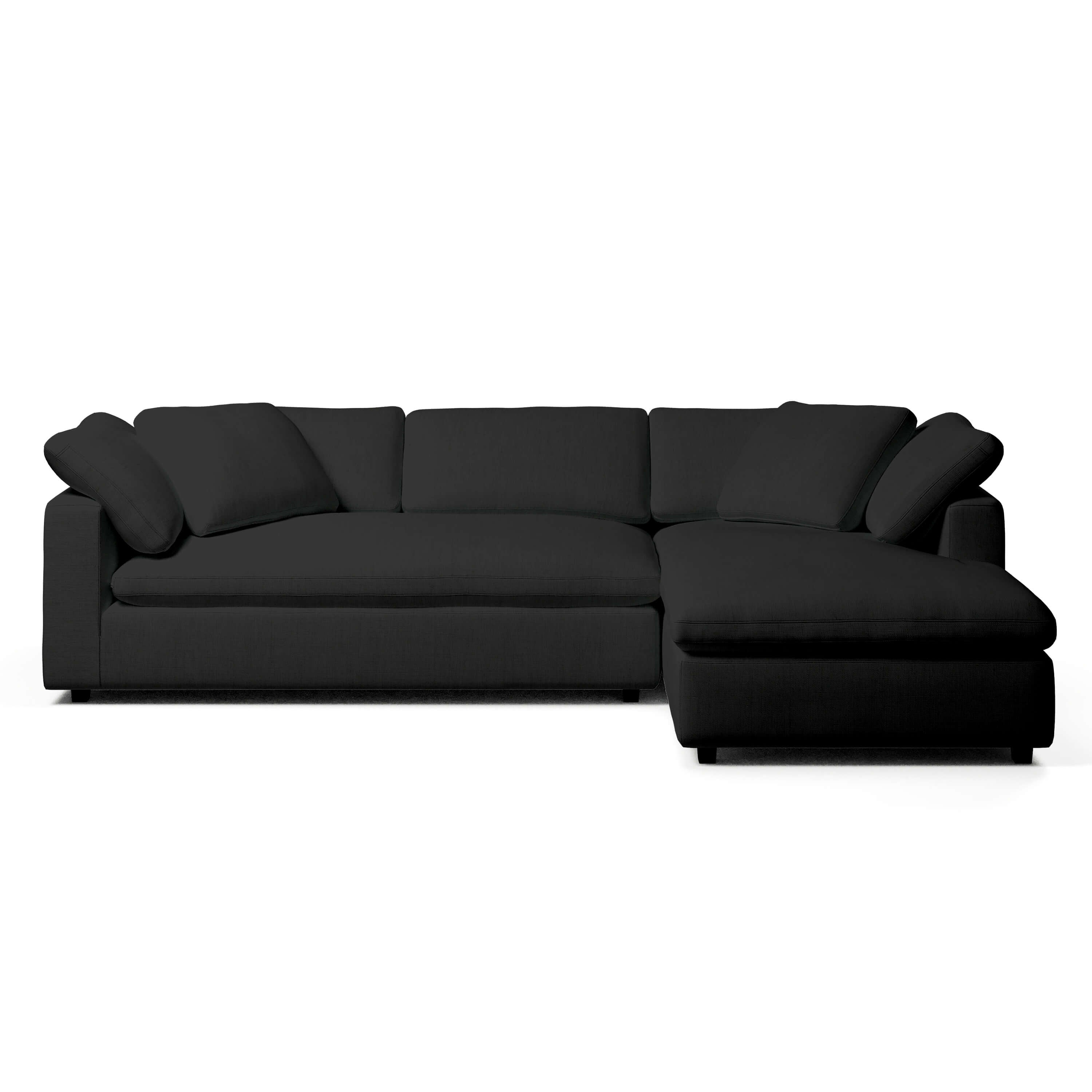 Comfy Modular Sofa - 3-Seater Right-Arm Chaise Bench-Seat