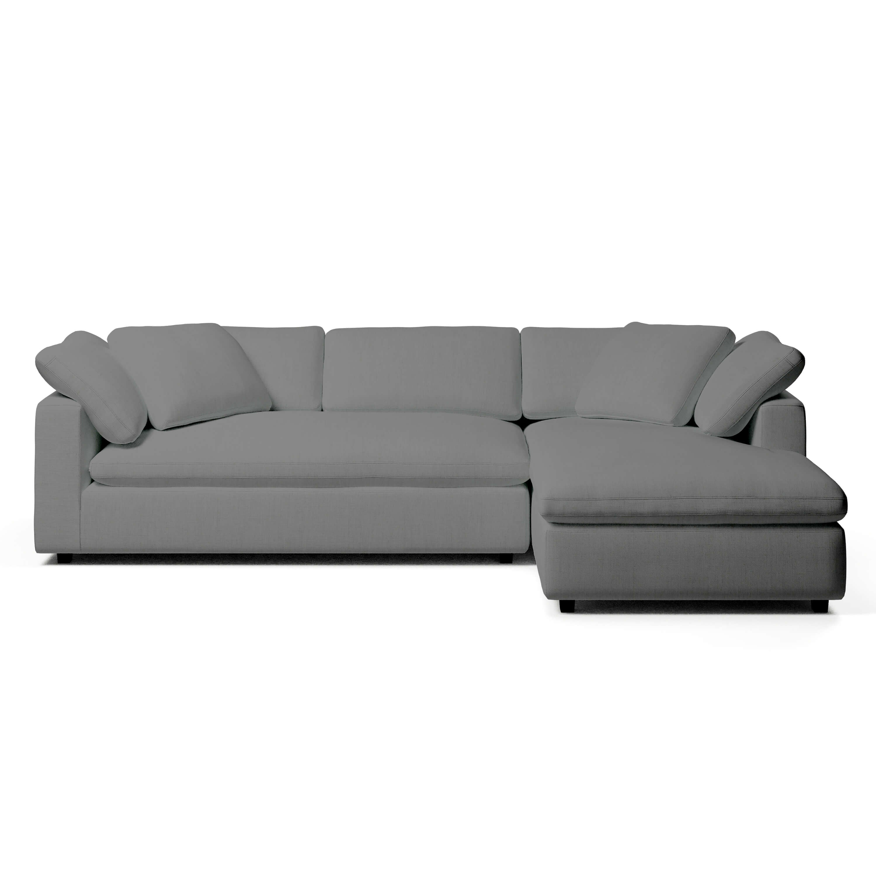 Comfy Modular Sofa - 3-Seater Right-Arm Chaise Bench-Seat