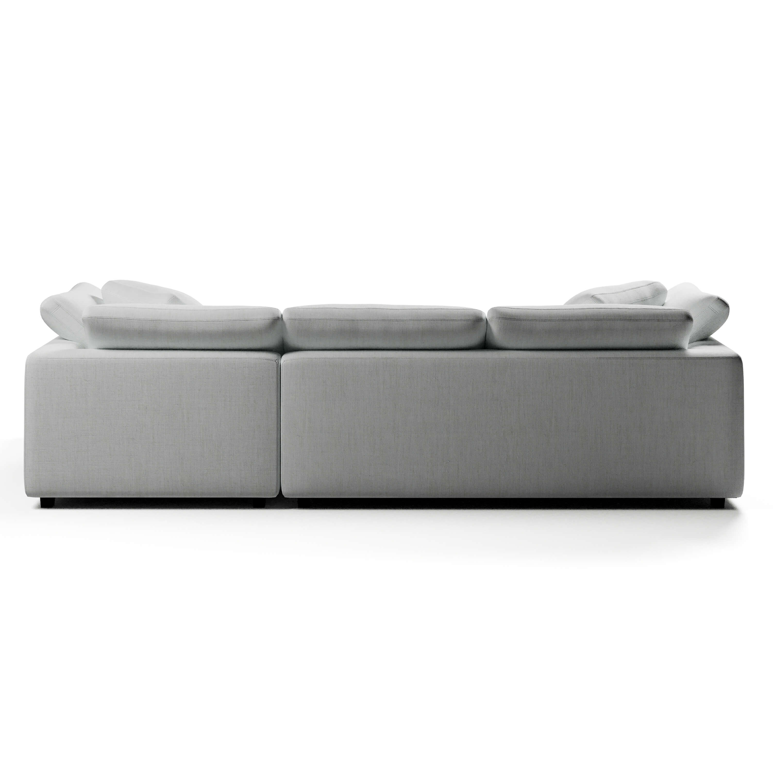 Comfy Modular Sofa - 3-Seater Right-Arm Chaise Bench-Seat