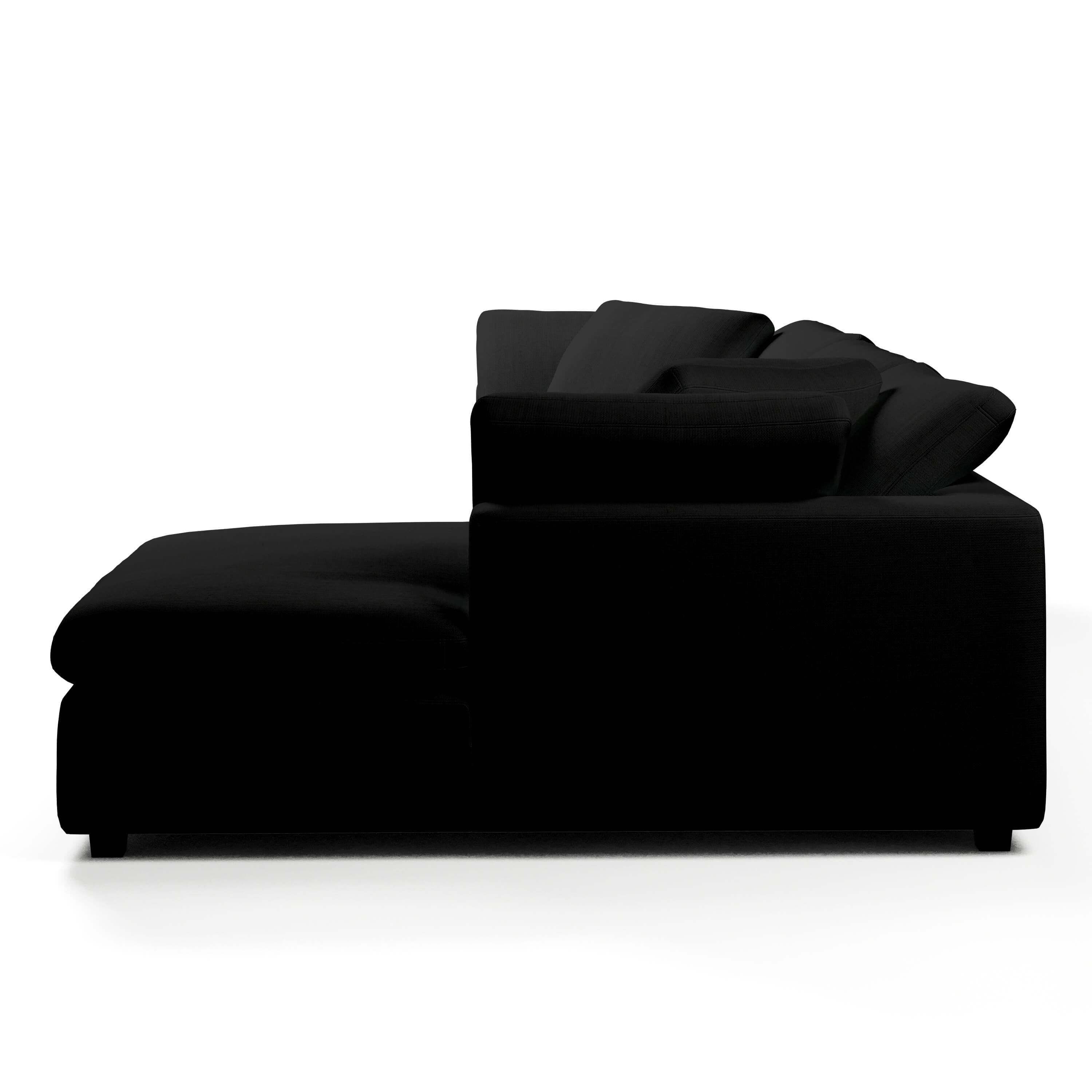 Comfy Modular Sofa - 3-Seater Right-Arm Chaise Bench-Seat