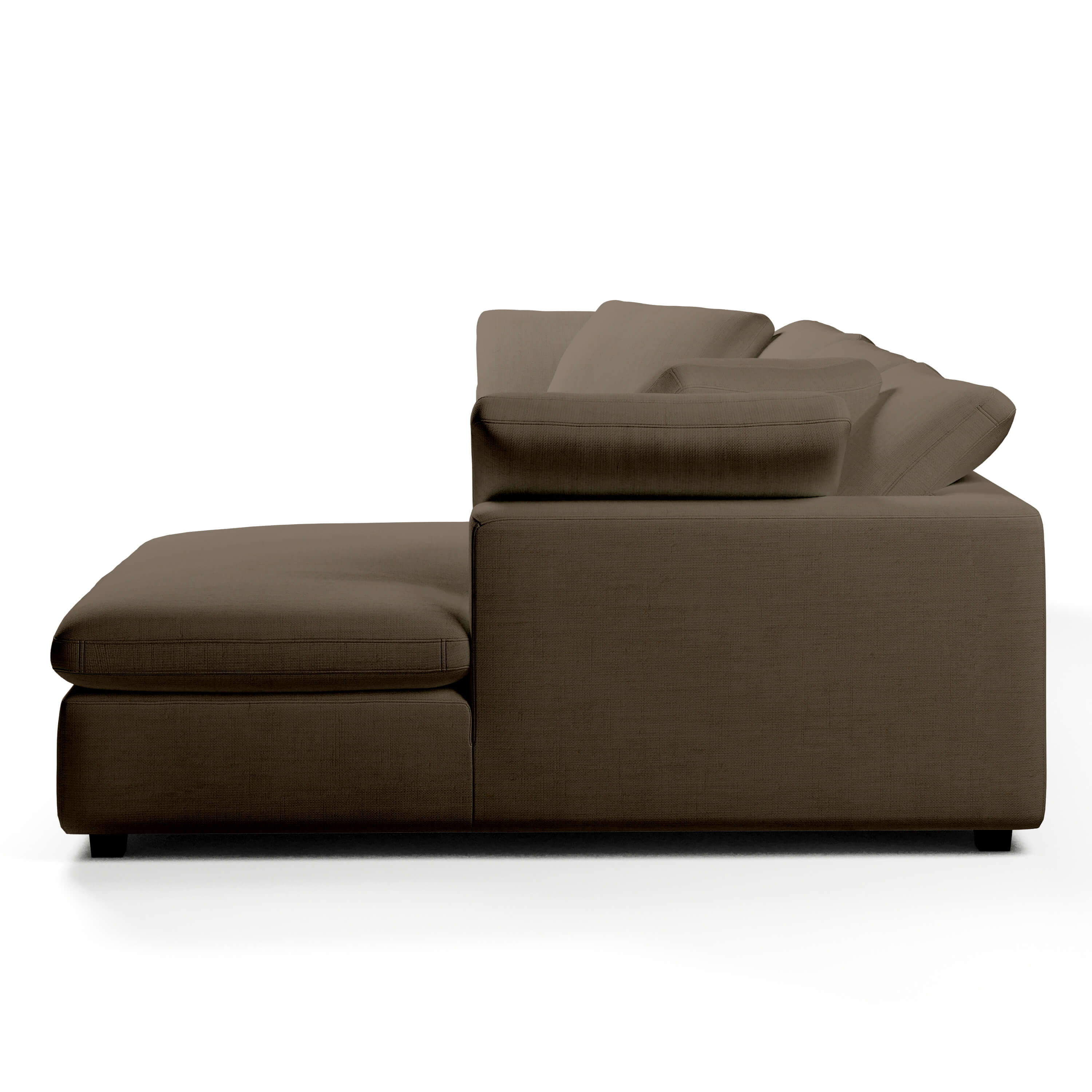 Comfy Modular Sofa - 3-Seater Right-Arm Chaise Bench-Seat