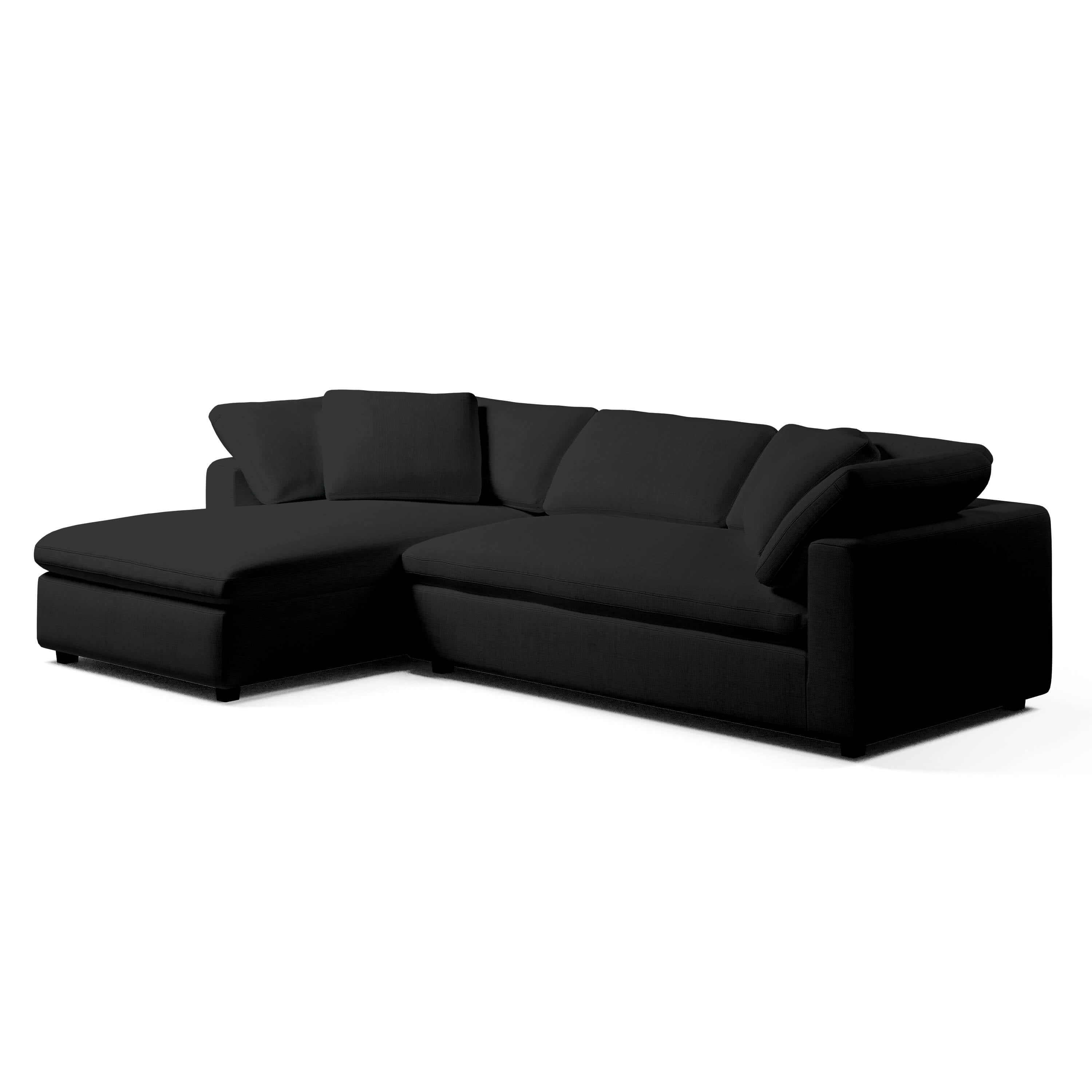 Comfy Modular Sofa - 3-Seater Left-Arm Chaise Bench-Seat