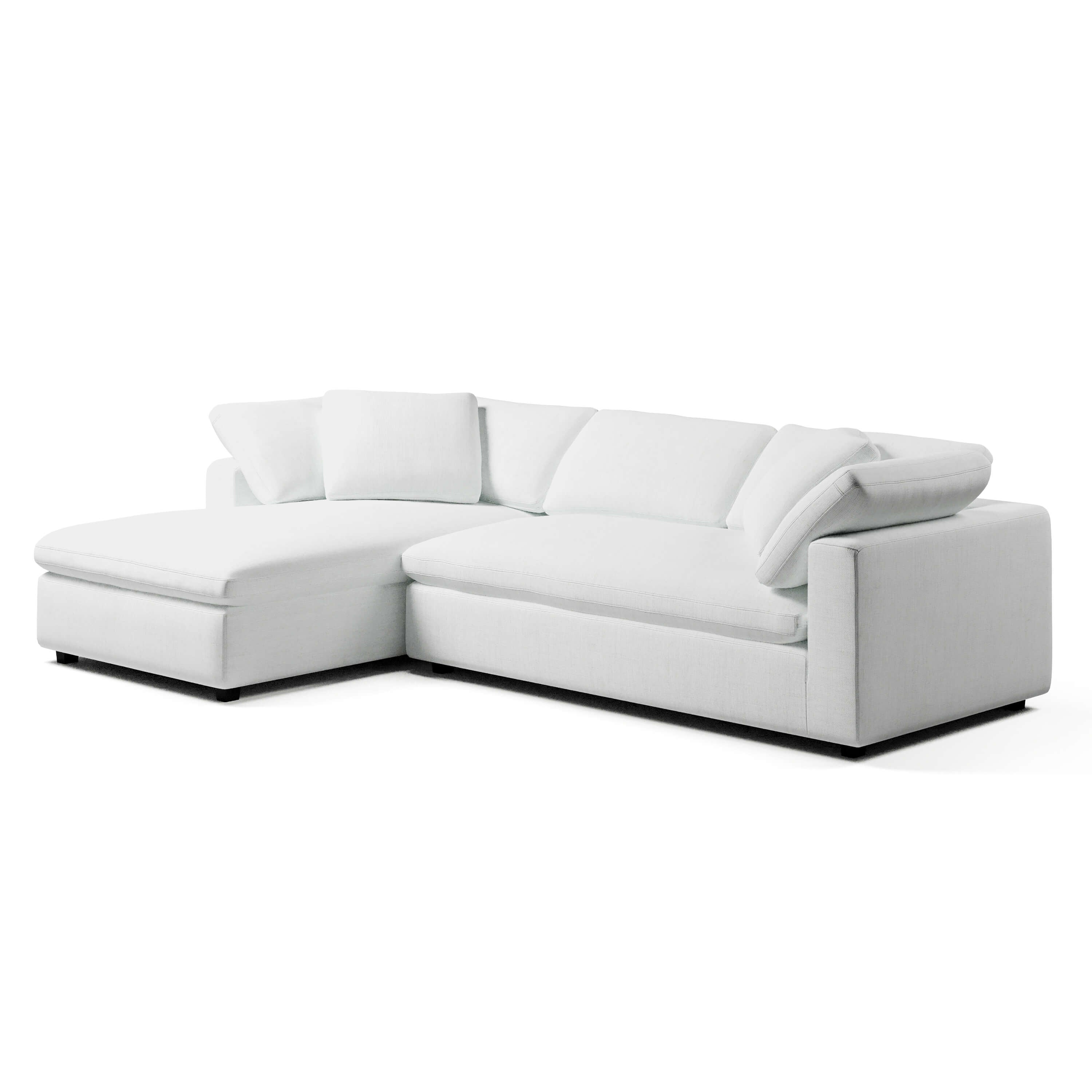 Comfy Modular Sofa - 3-Seater Left-Arm Chaise Bench-Seat