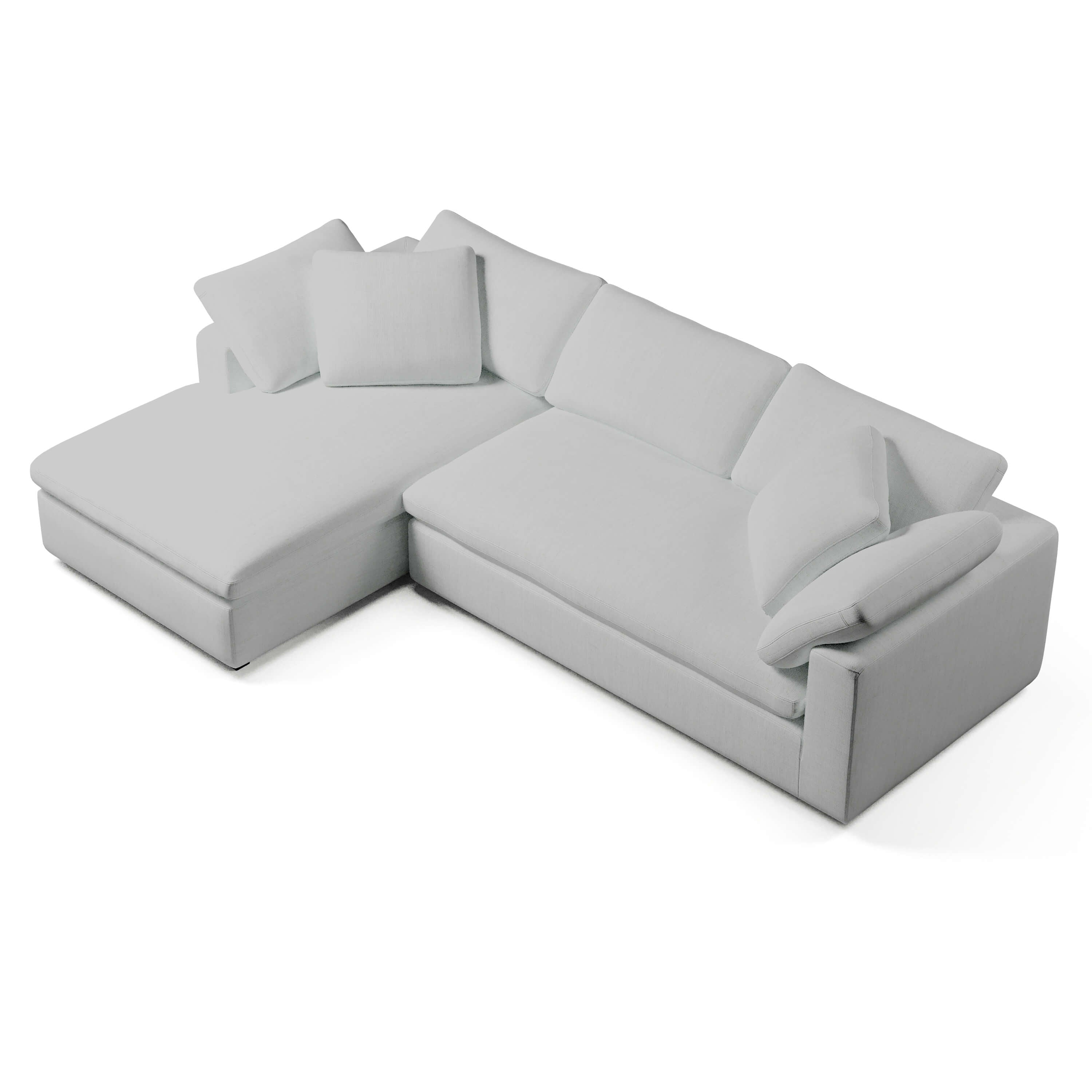 3 Seater Sofa with Chaise | Left-Arm Chaise Bench | Couch Haus