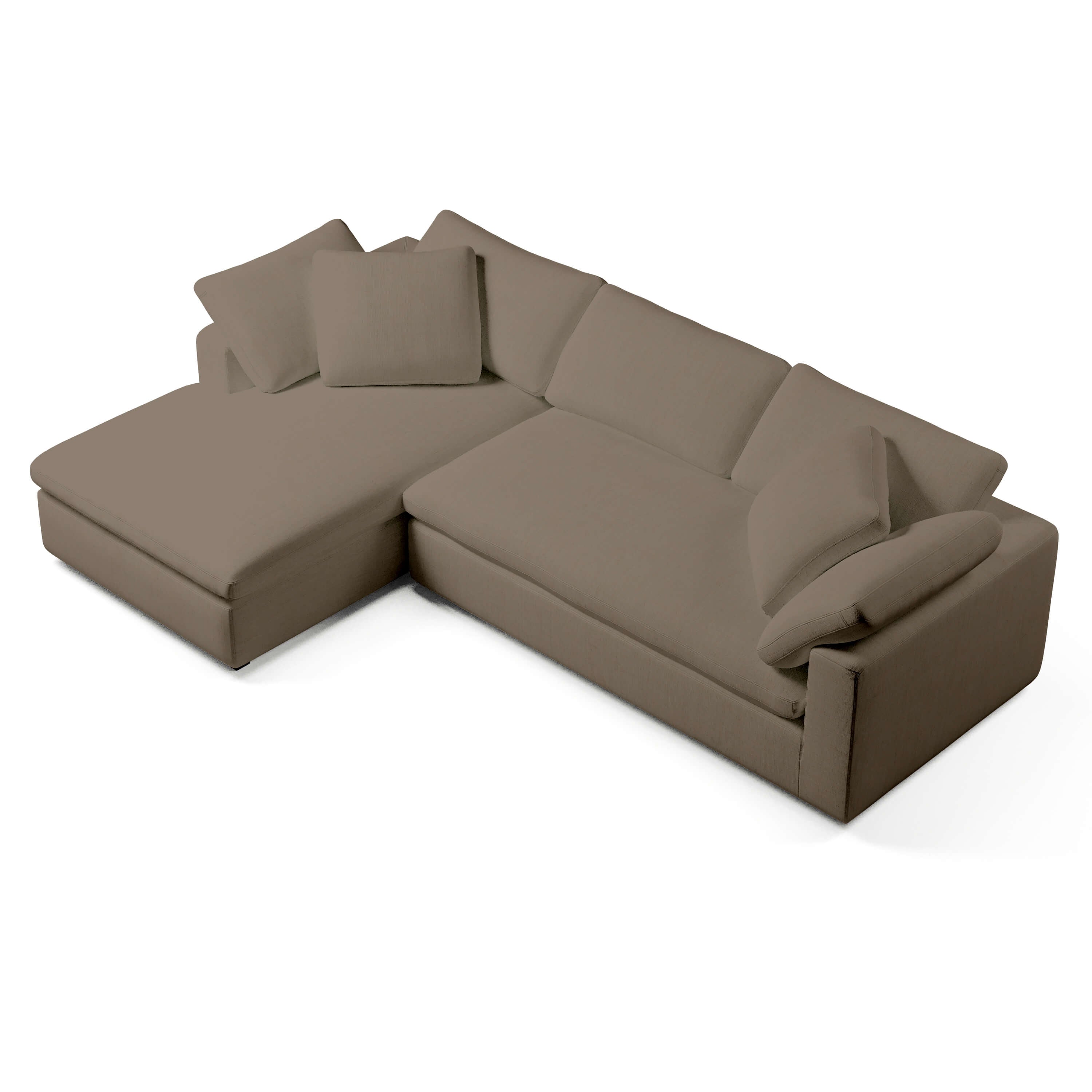 3 Seater Sofa with Chaise | Left-Arm Chaise Bench | Couch Haus