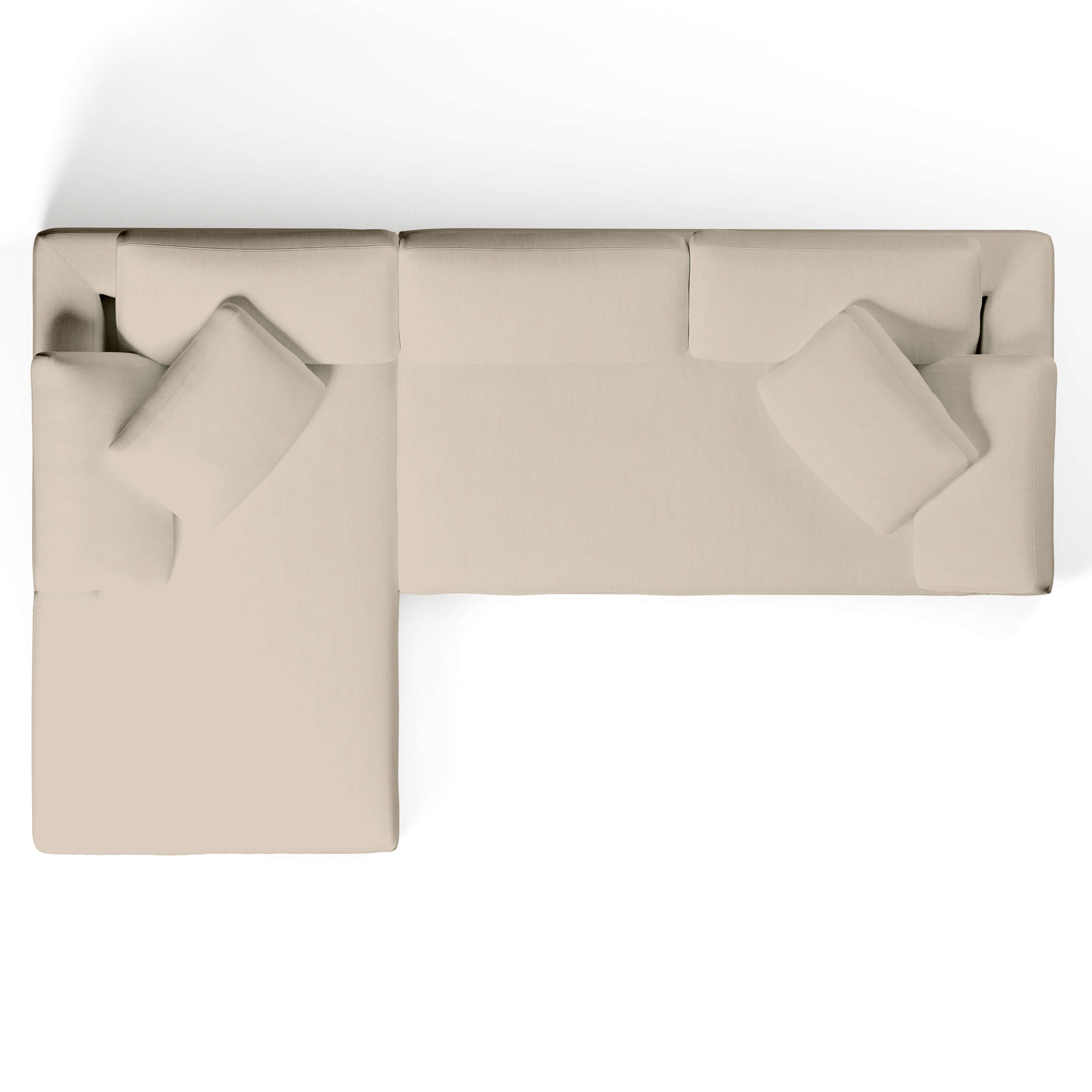 3 Seater Sofa with Chaise | Left-Arm Chaise Bench | Couch Haus