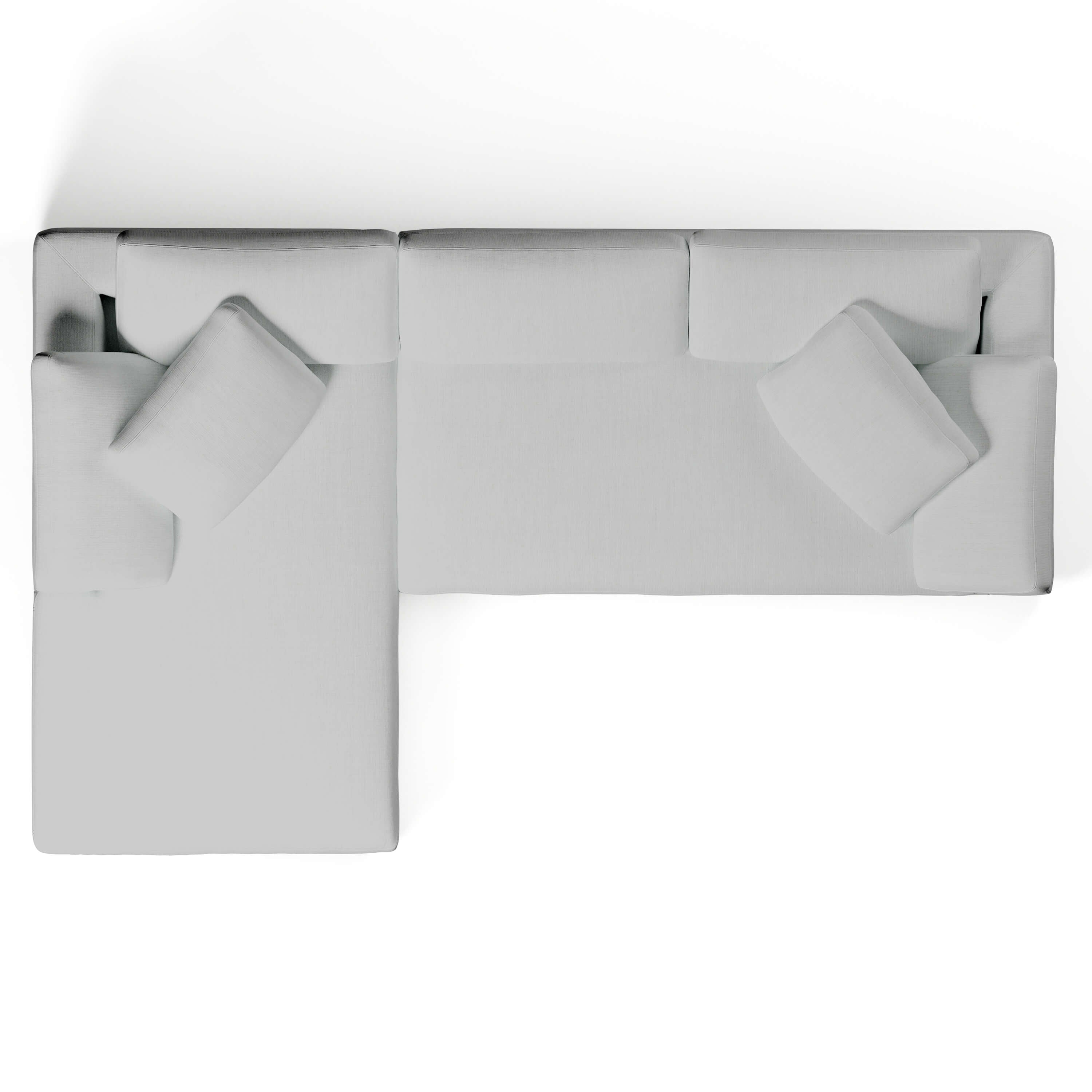 3 Seater Sofa with Chaise | Left-Arm Chaise Bench | Couch Haus