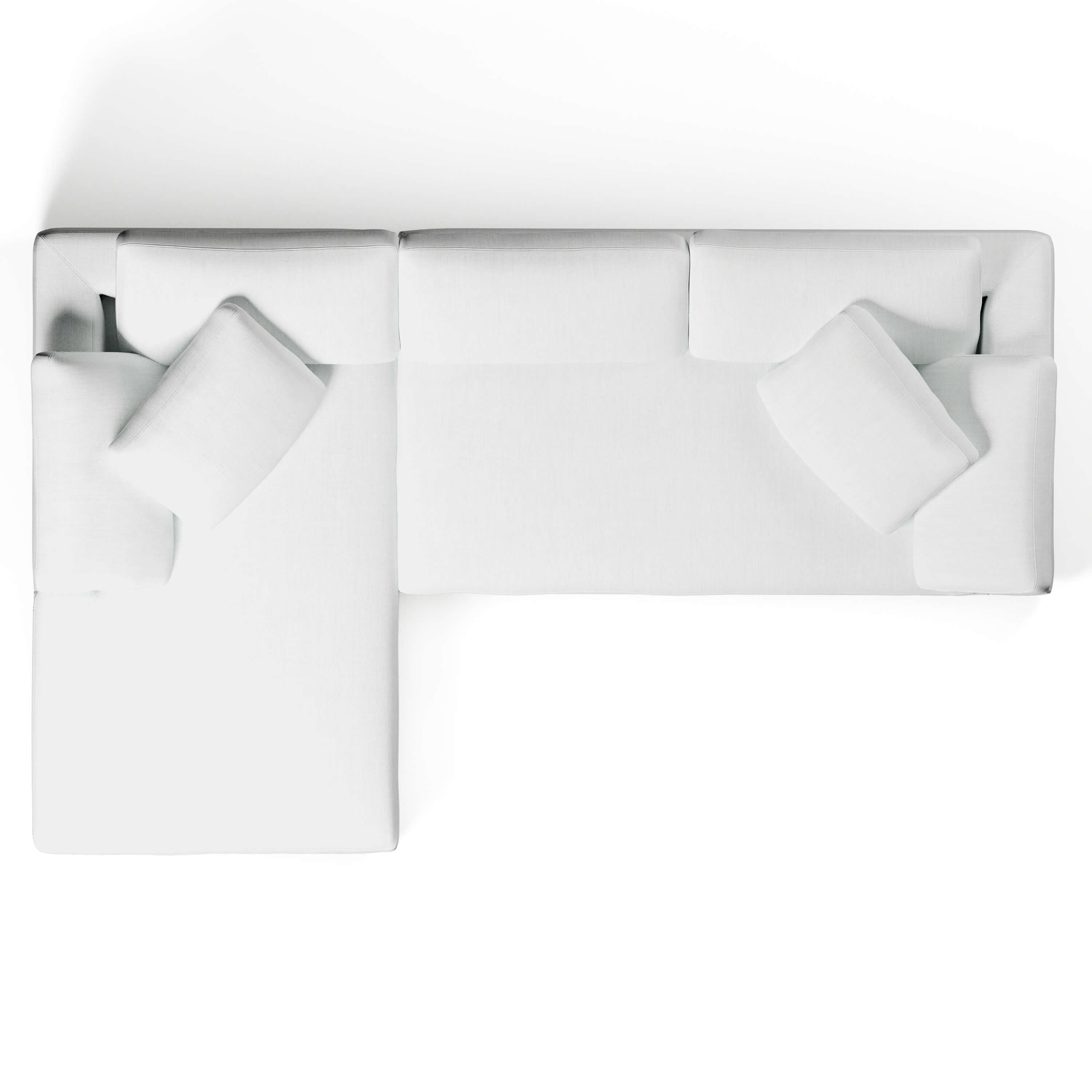 3 Seater Sofa with Chaise | Left-Arm Chaise Bench | Couch Haus