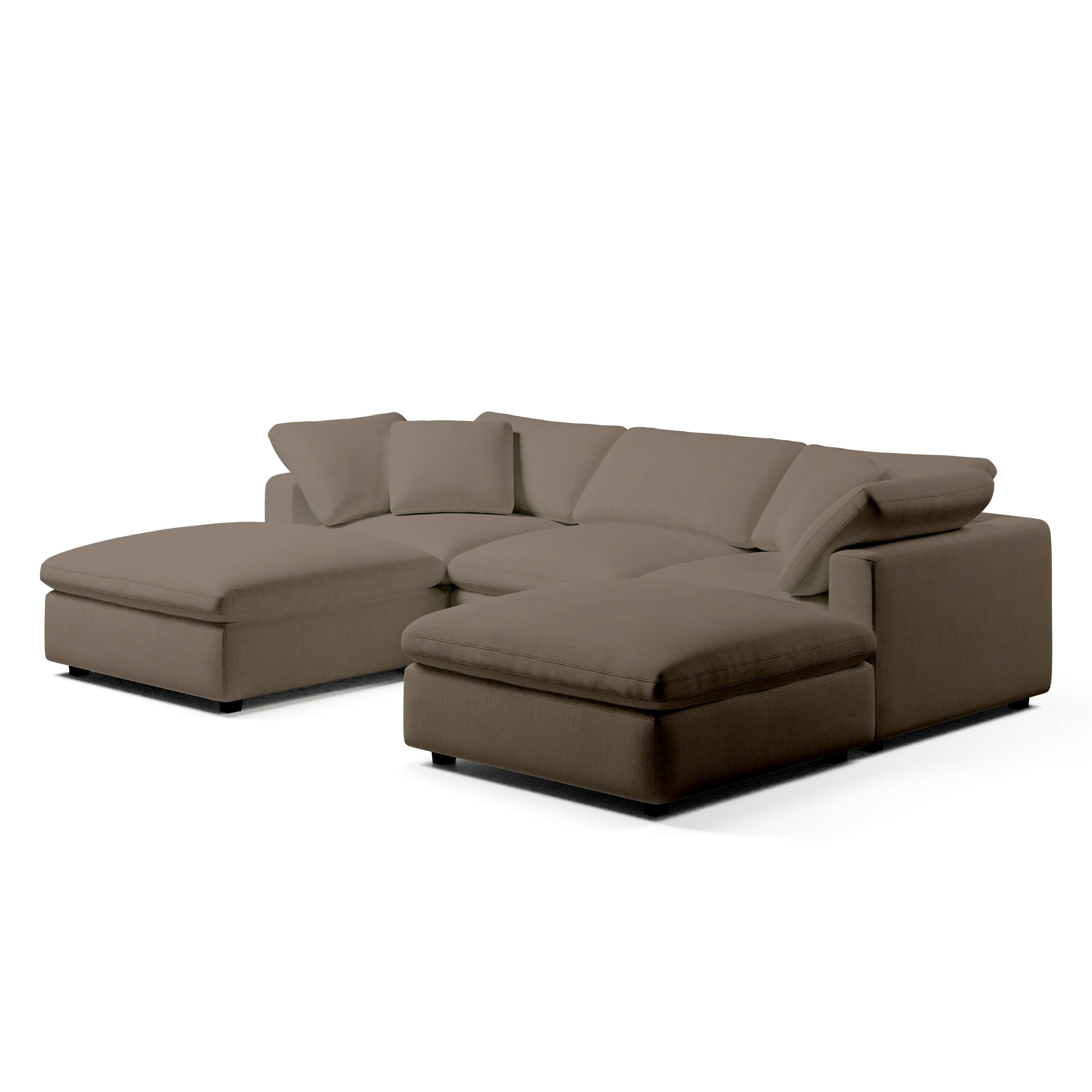 Comfy Modular Sofa - 3-Seater U-Sectional