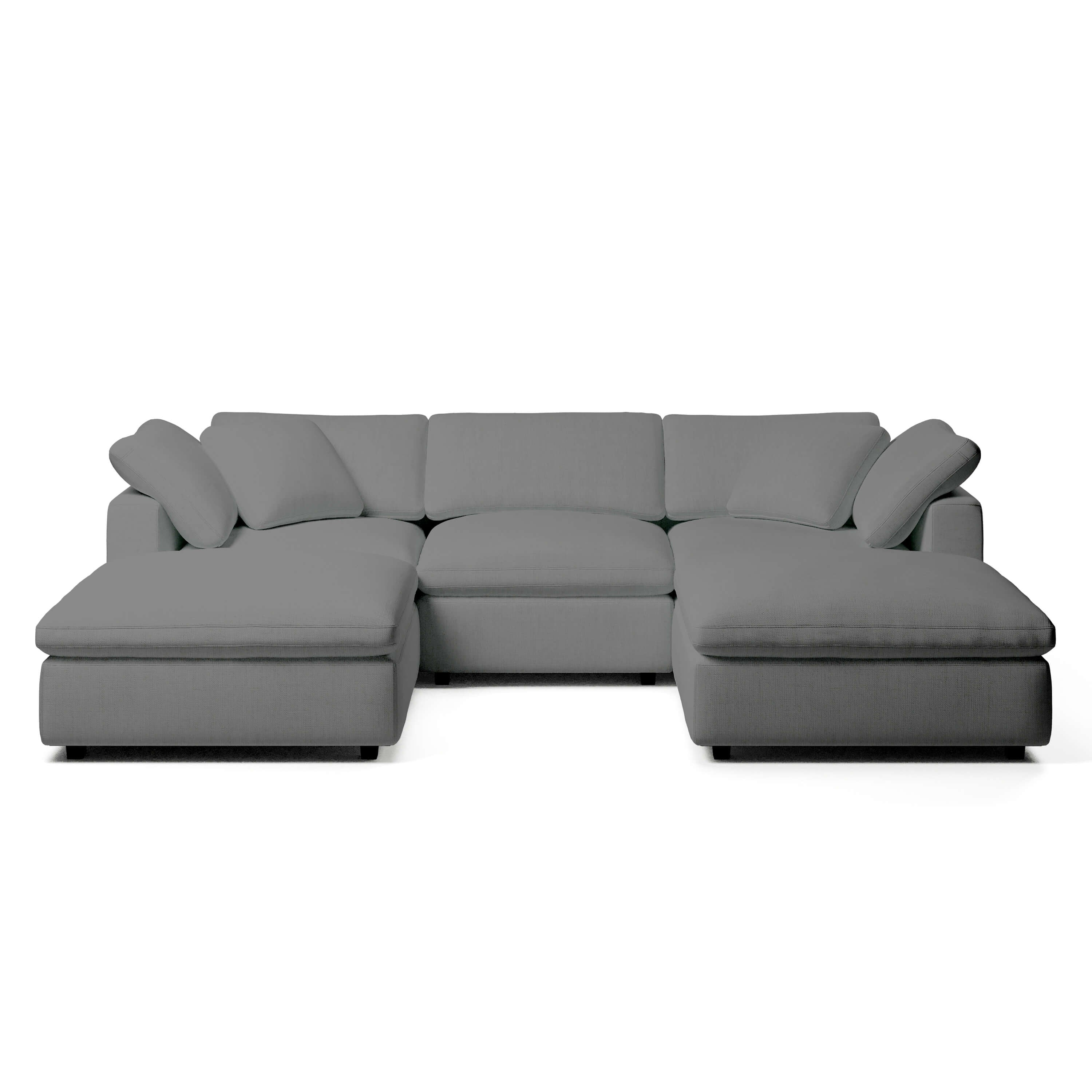 Comfy Modular Sofa - 3-Seater U-Sectional