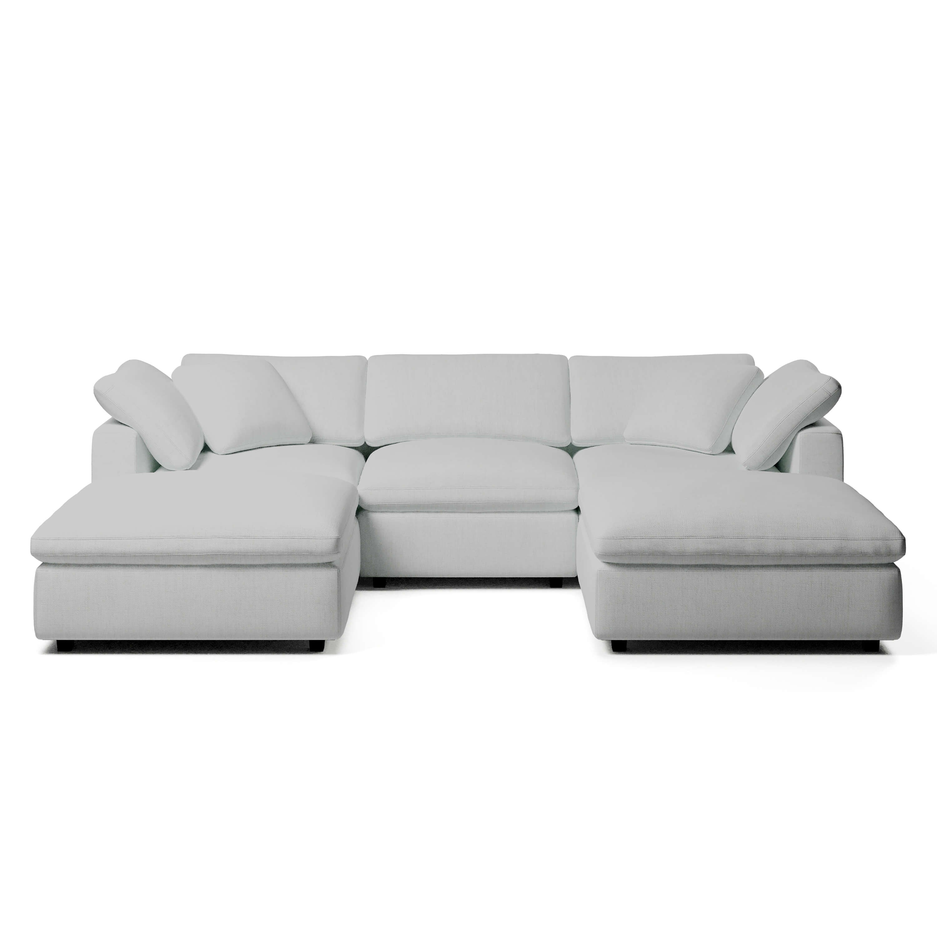 Comfy Modular Sofa - 3-Seater U-Sectional