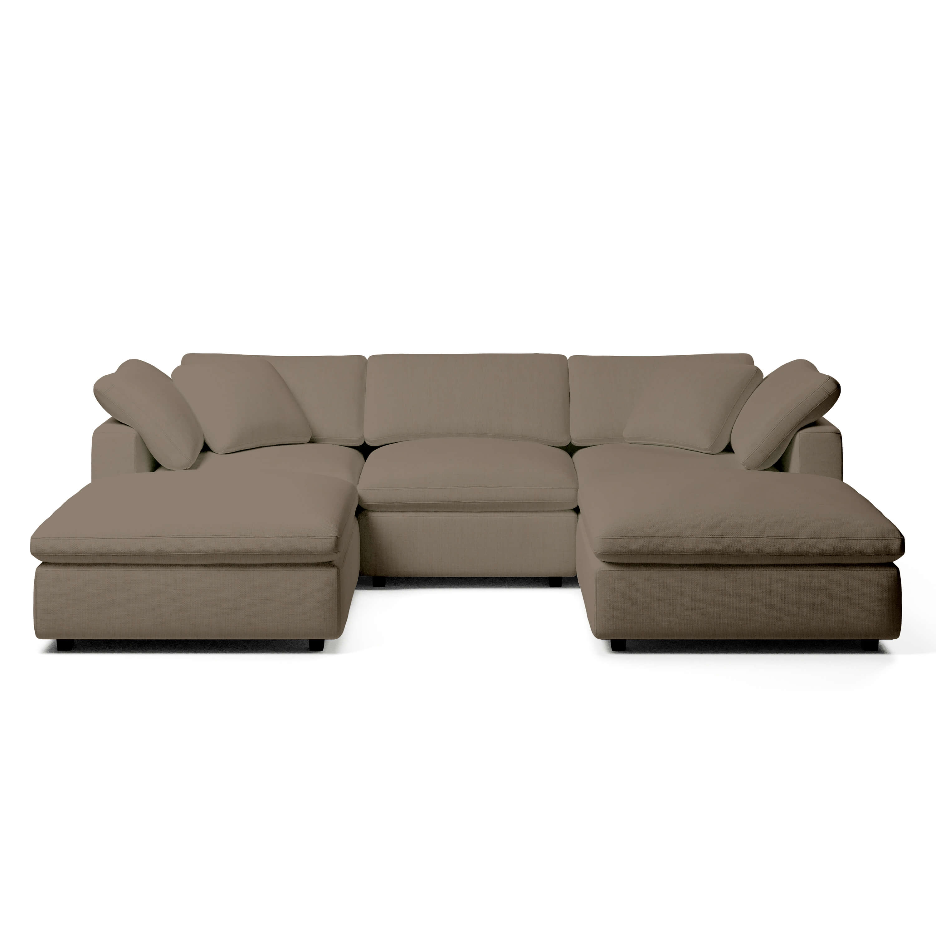 Comfy Modular Sofa - 3-Seater U-Sectional