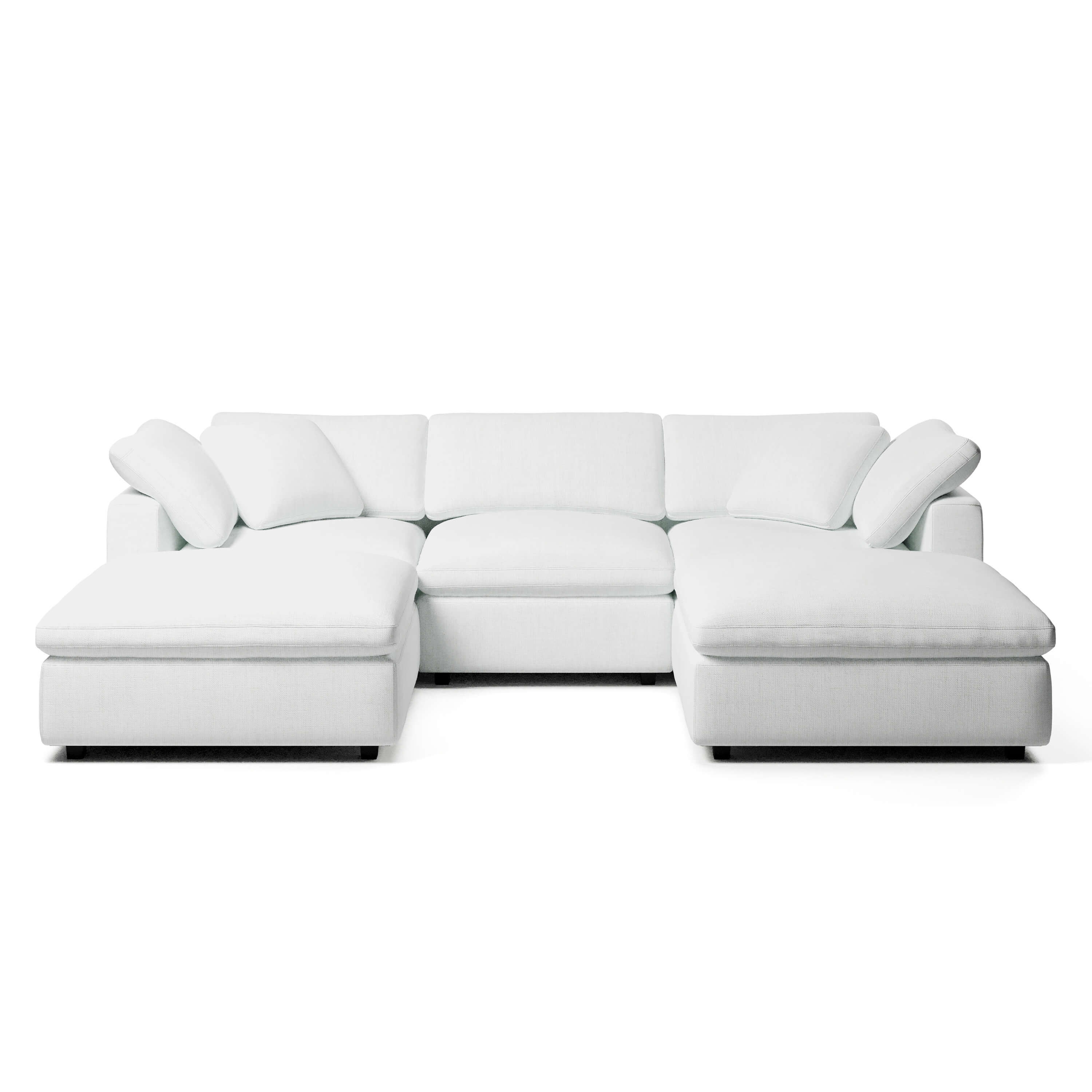 Comfy Modular Sofa - 3-Seater U-Sectional