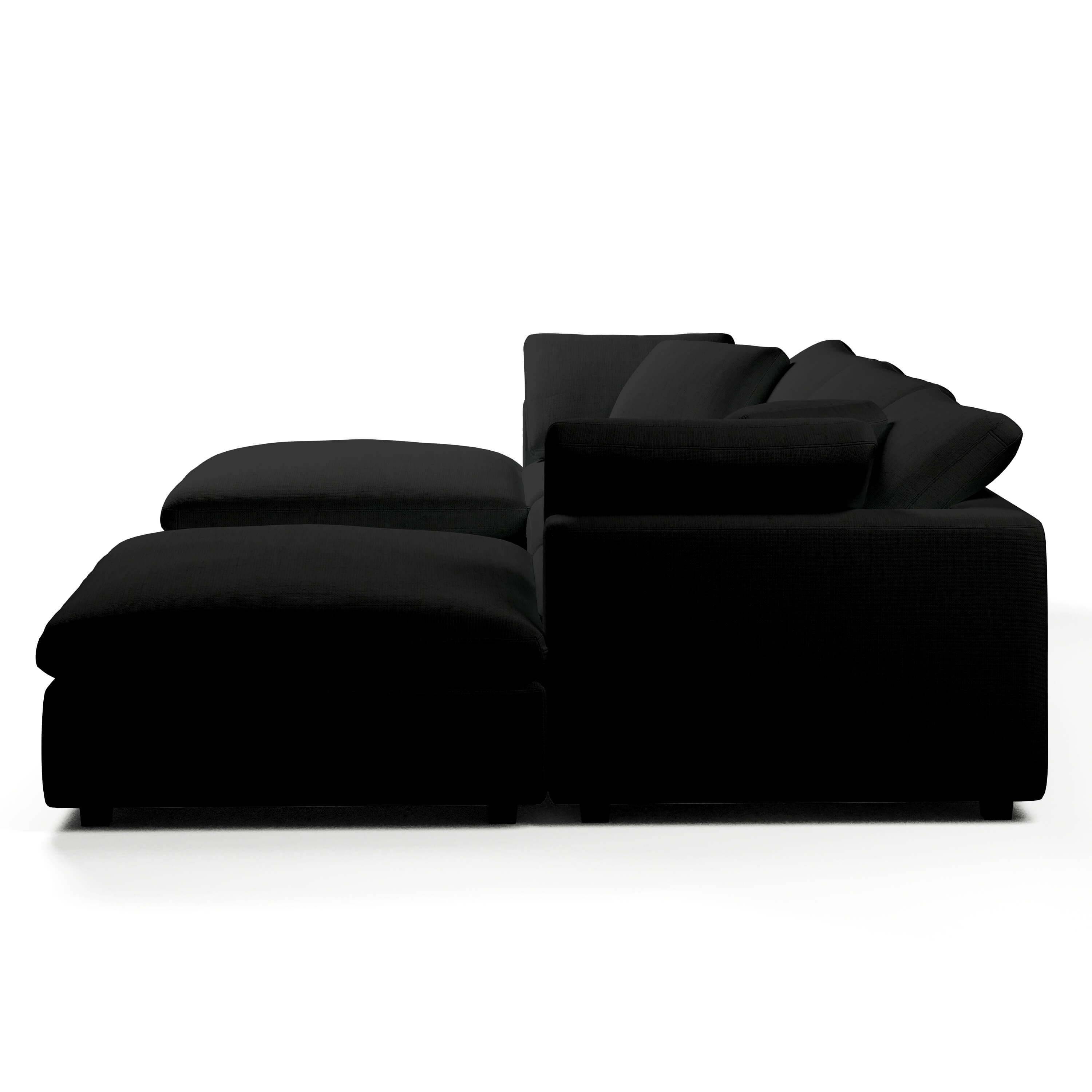 Comfy Modular Sofa - 3-Seater U-Sectional