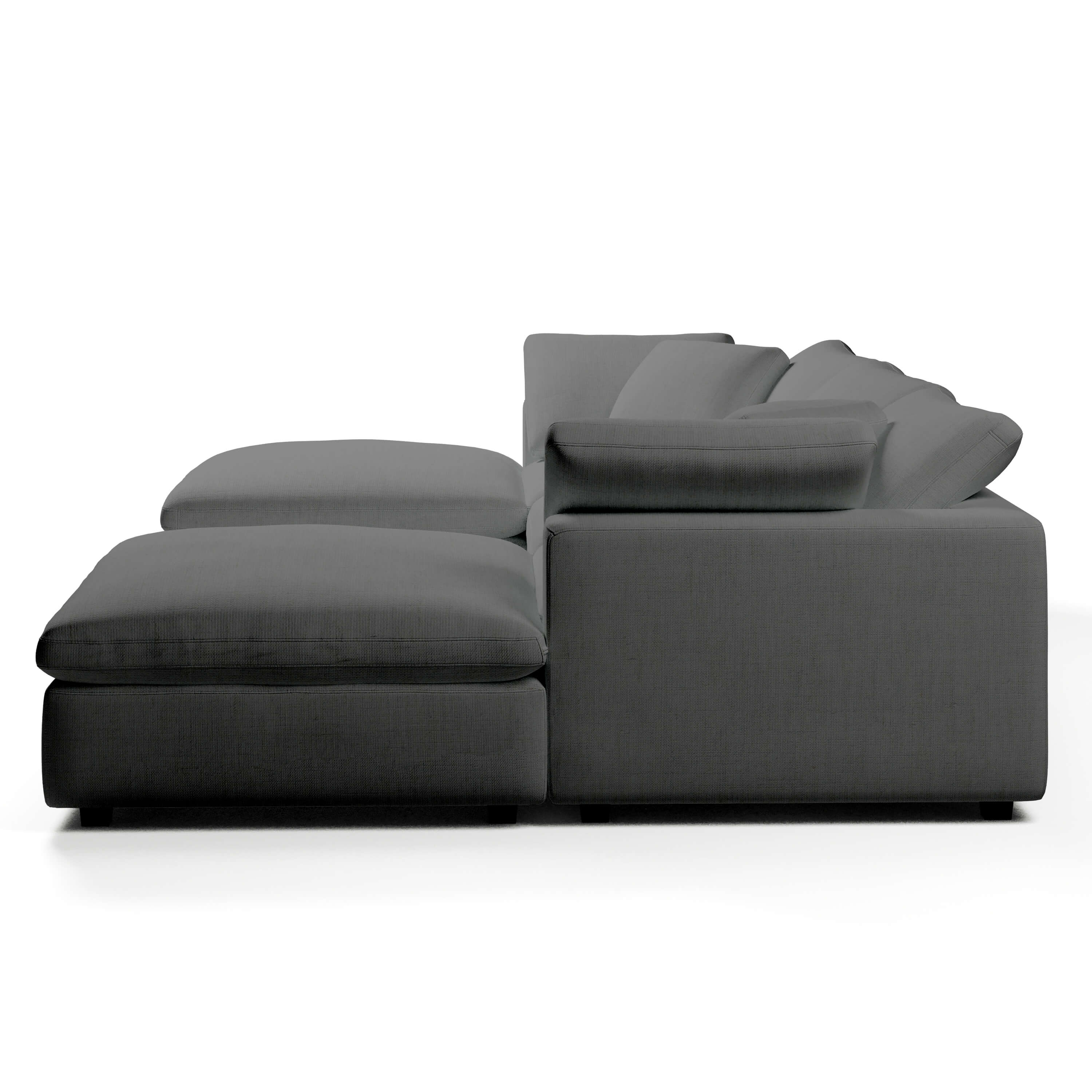 Comfy Modular Sofa - 3-Seater U-Sectional