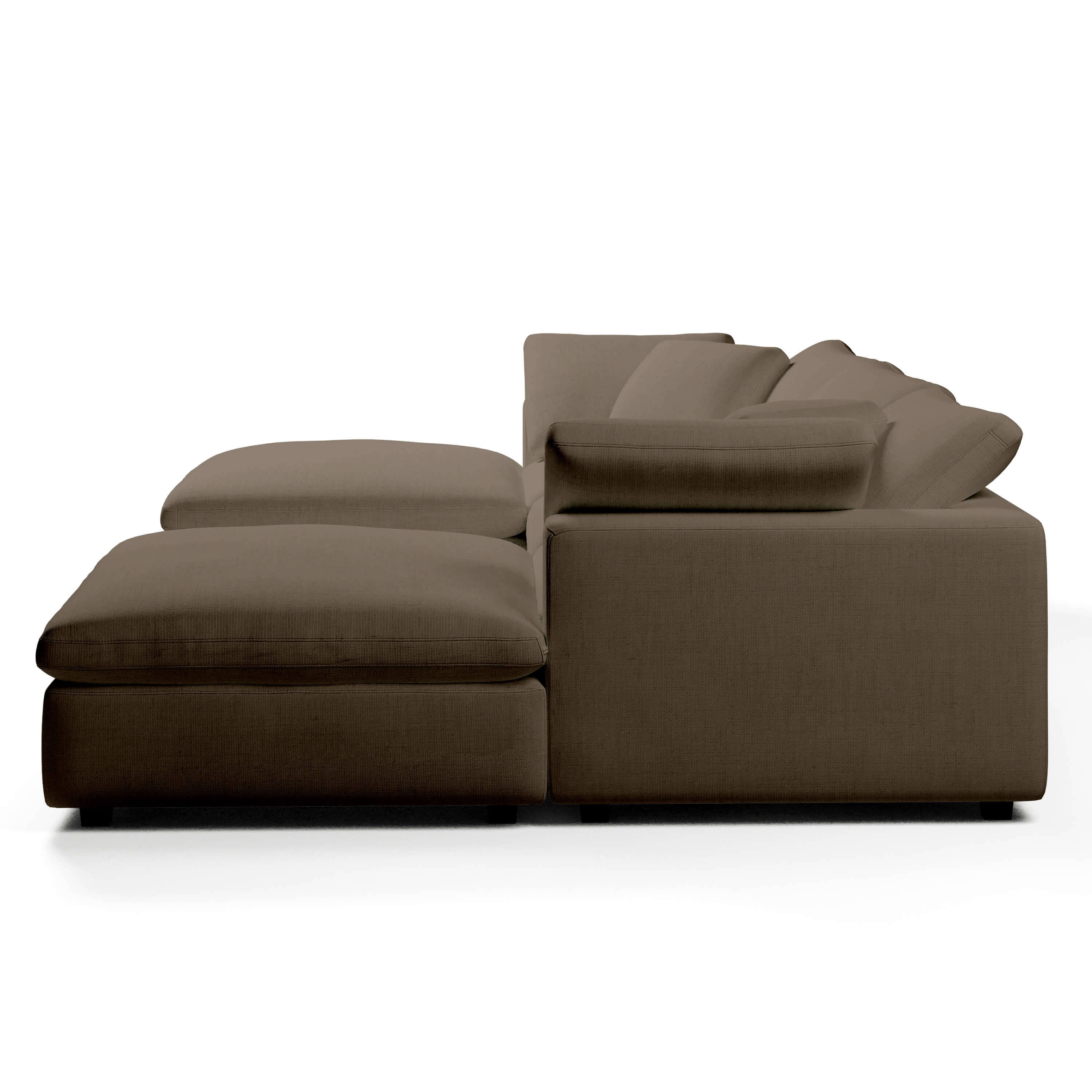 Comfy Modular Sofa - 3-Seater U-Sectional