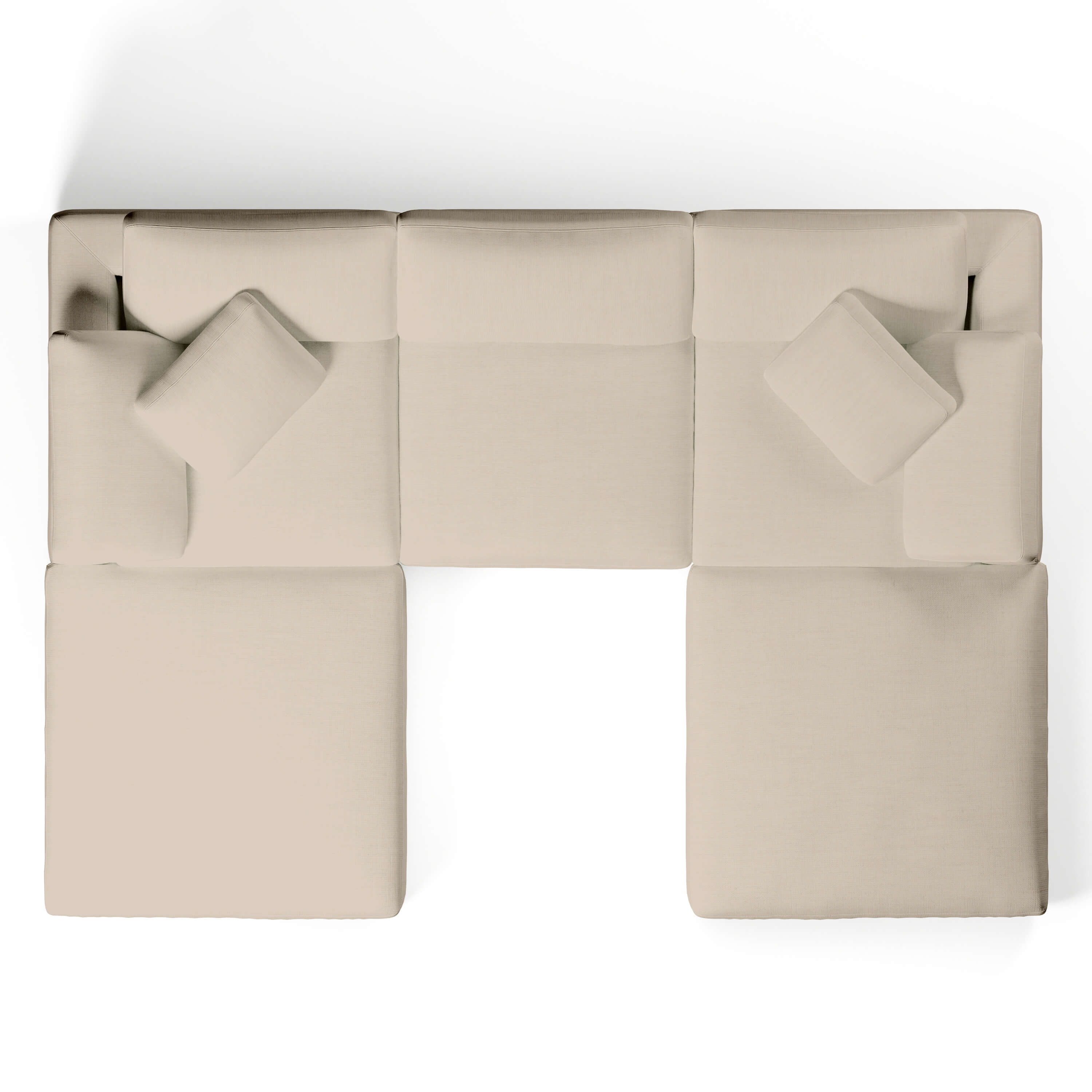 Modular Sofa Sectional | 3 Seater U Sectional | Couch Haus