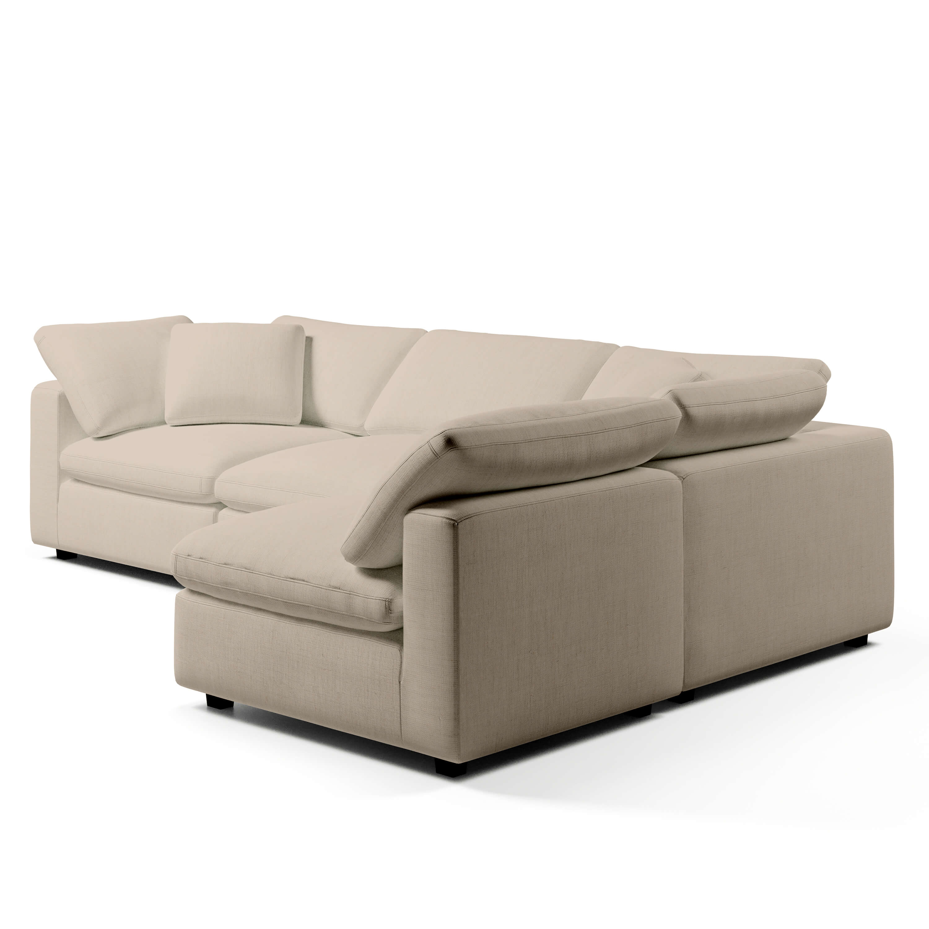 4-Seater Corner Sofa | L-Sectional Corner Sofa | Couch Haus