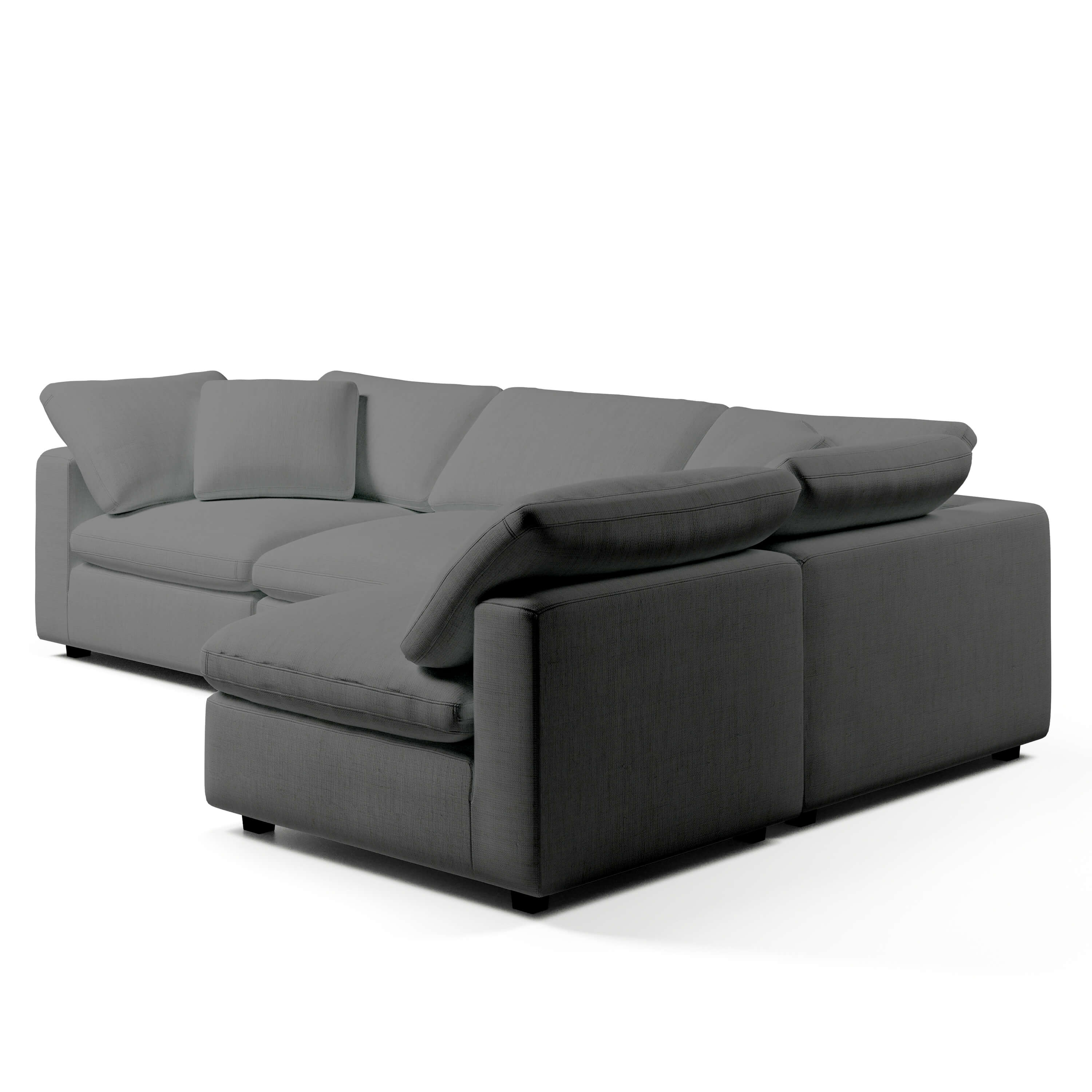 Comfy Modular Sofa - 4-Seater L-Sectional