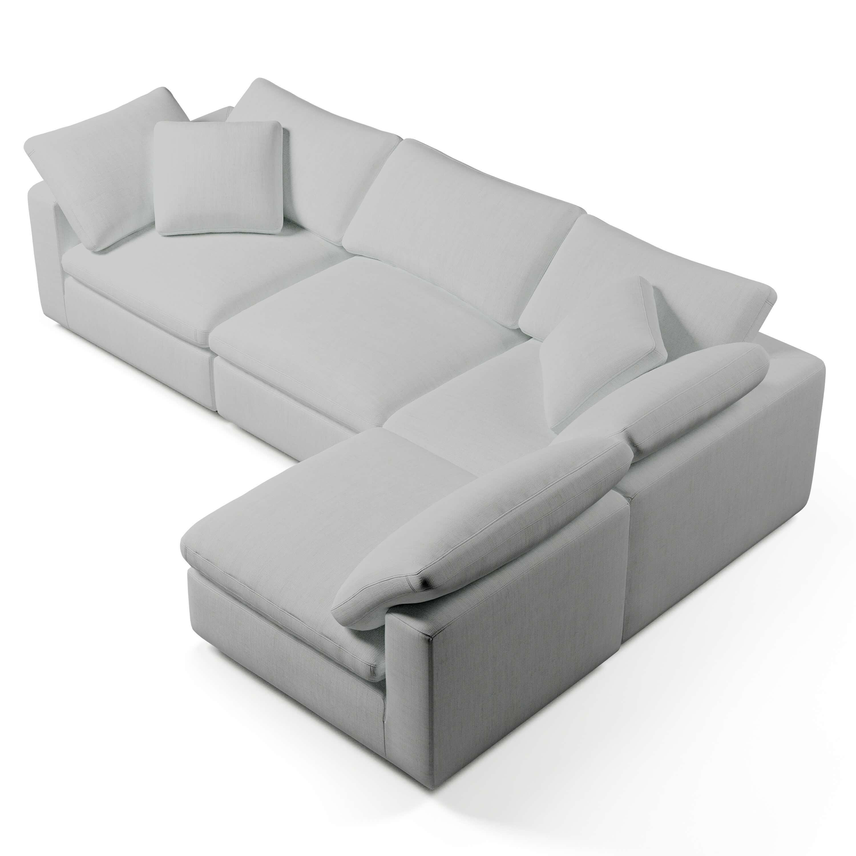 4-Seater Corner Sofa | L-Sectional Corner Sofa | Couch Haus