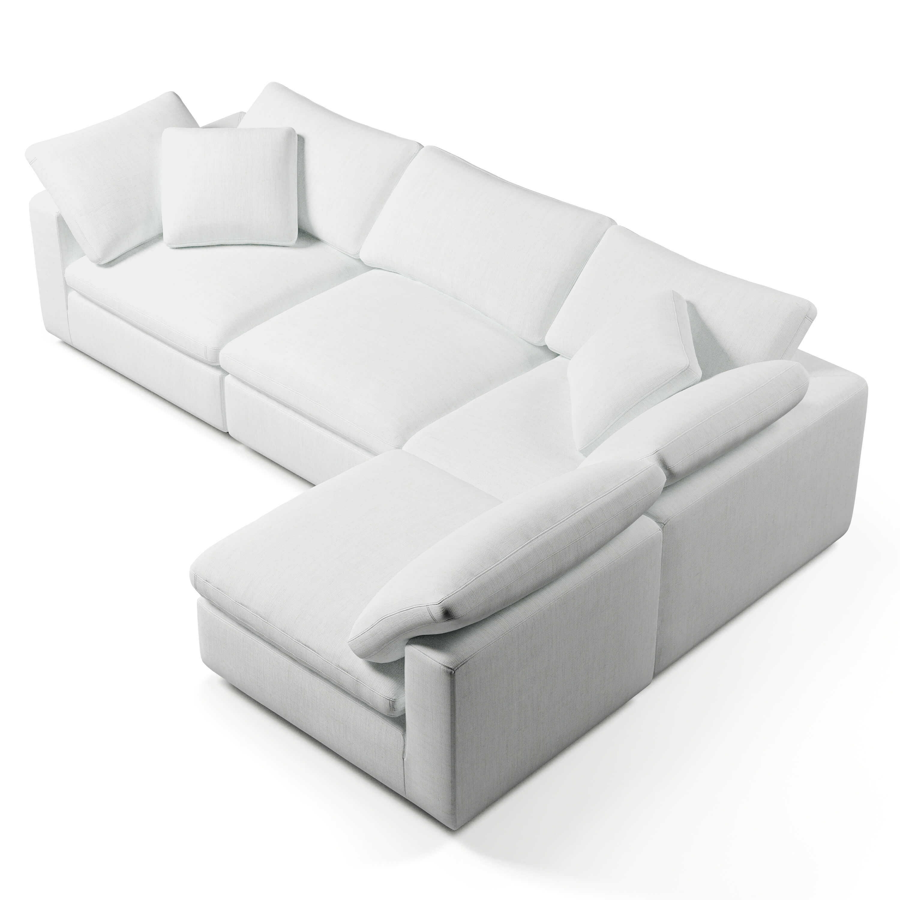 4-Seater Corner Sofa | L-Sectional Corner Sofa | Couch Haus