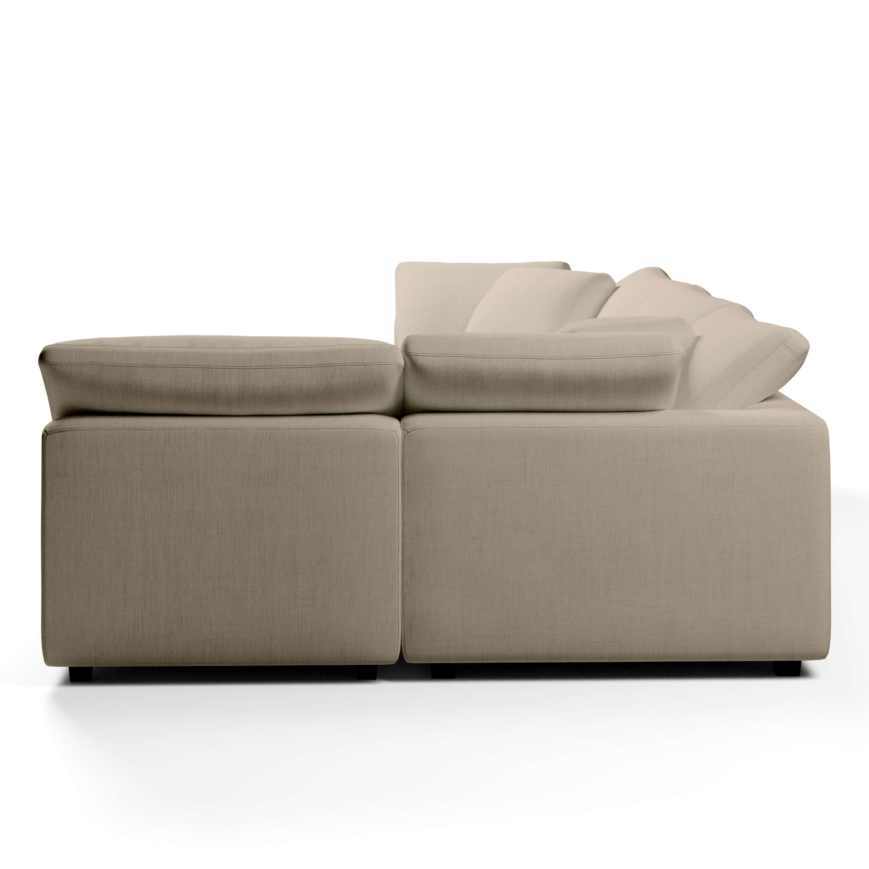 Comfy Modular Sofa - 4-Seater L-Sectional