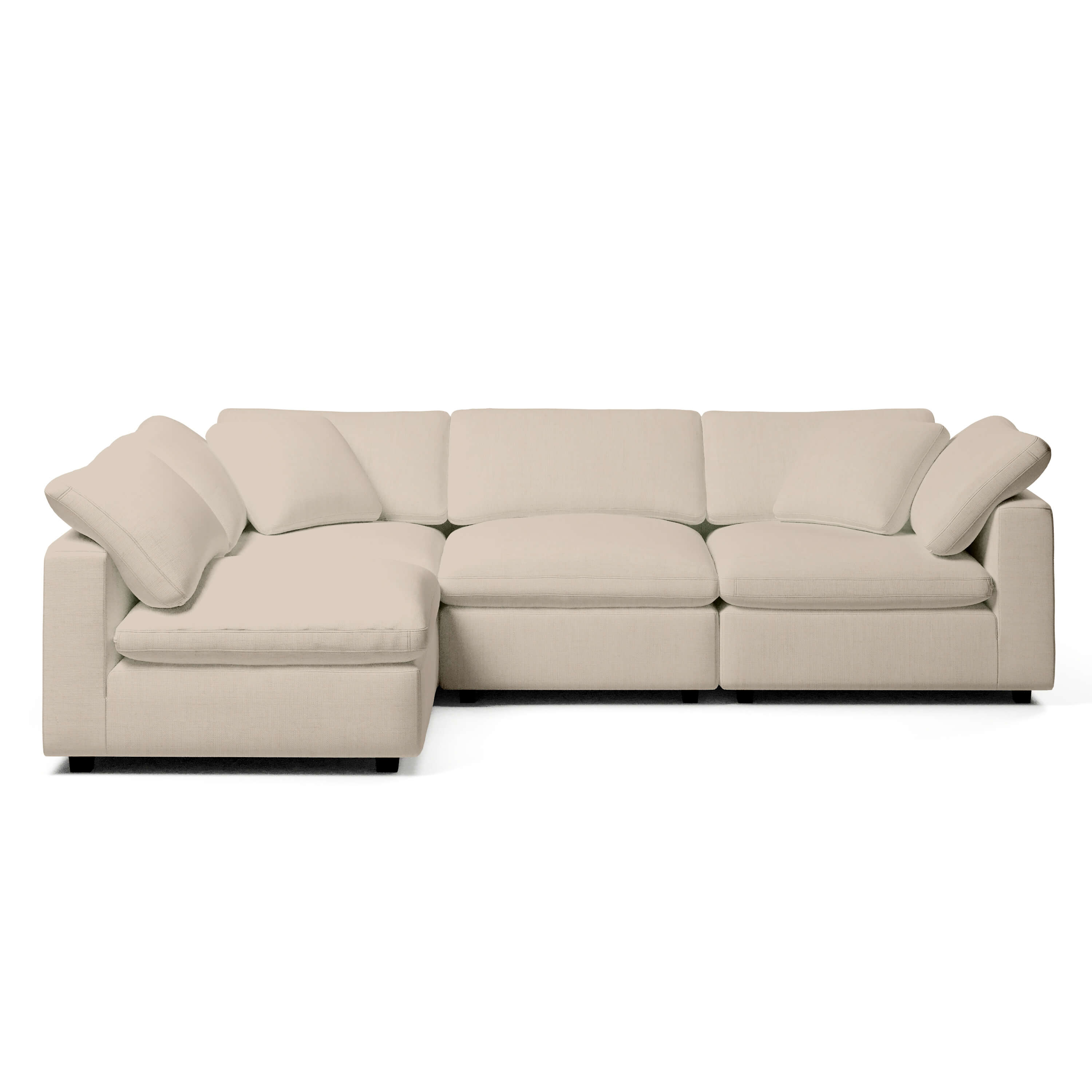 Comfy Modular Sofa - 4-Seater L-Sectional