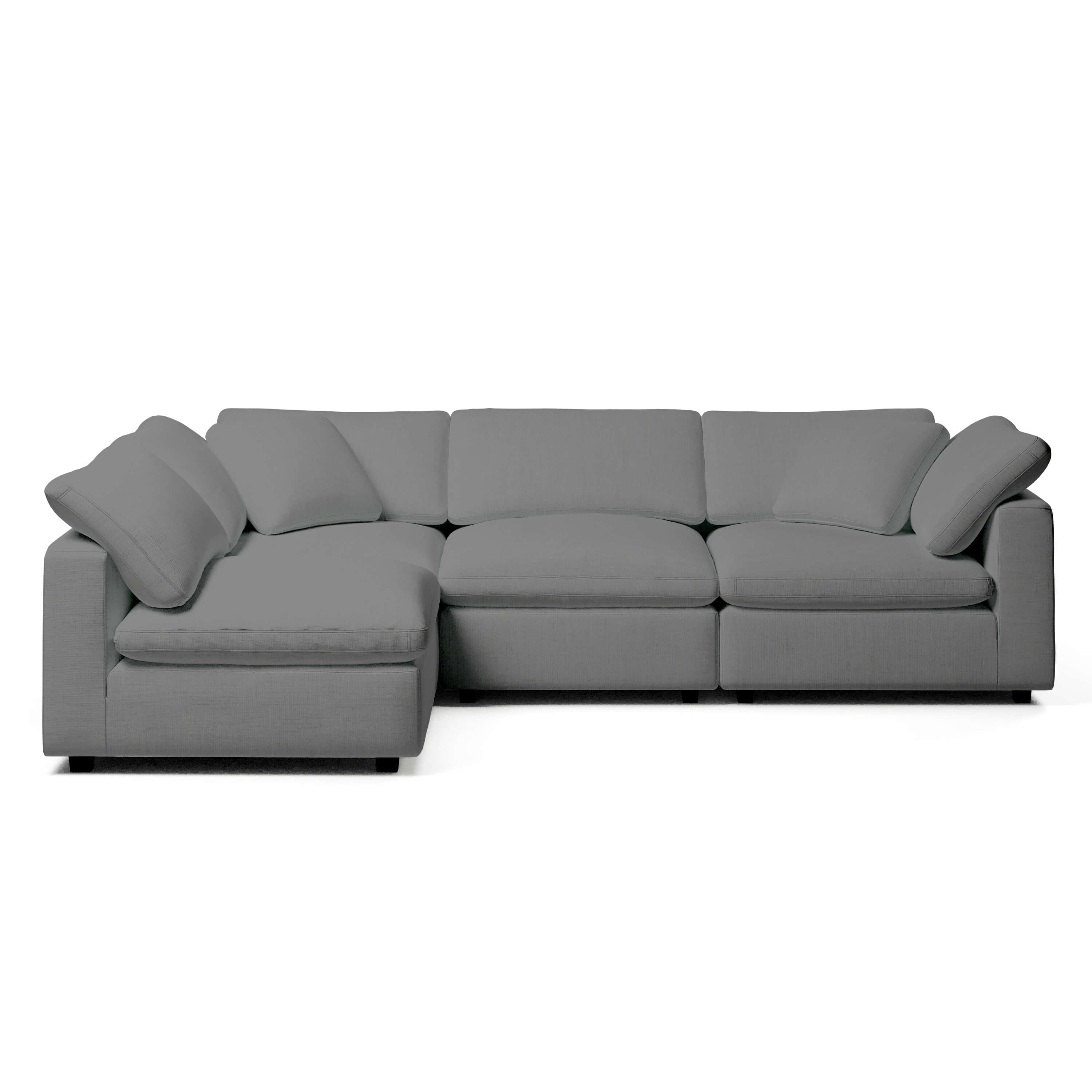 Comfy Modular Sofa - 4-Seater L-Sectional