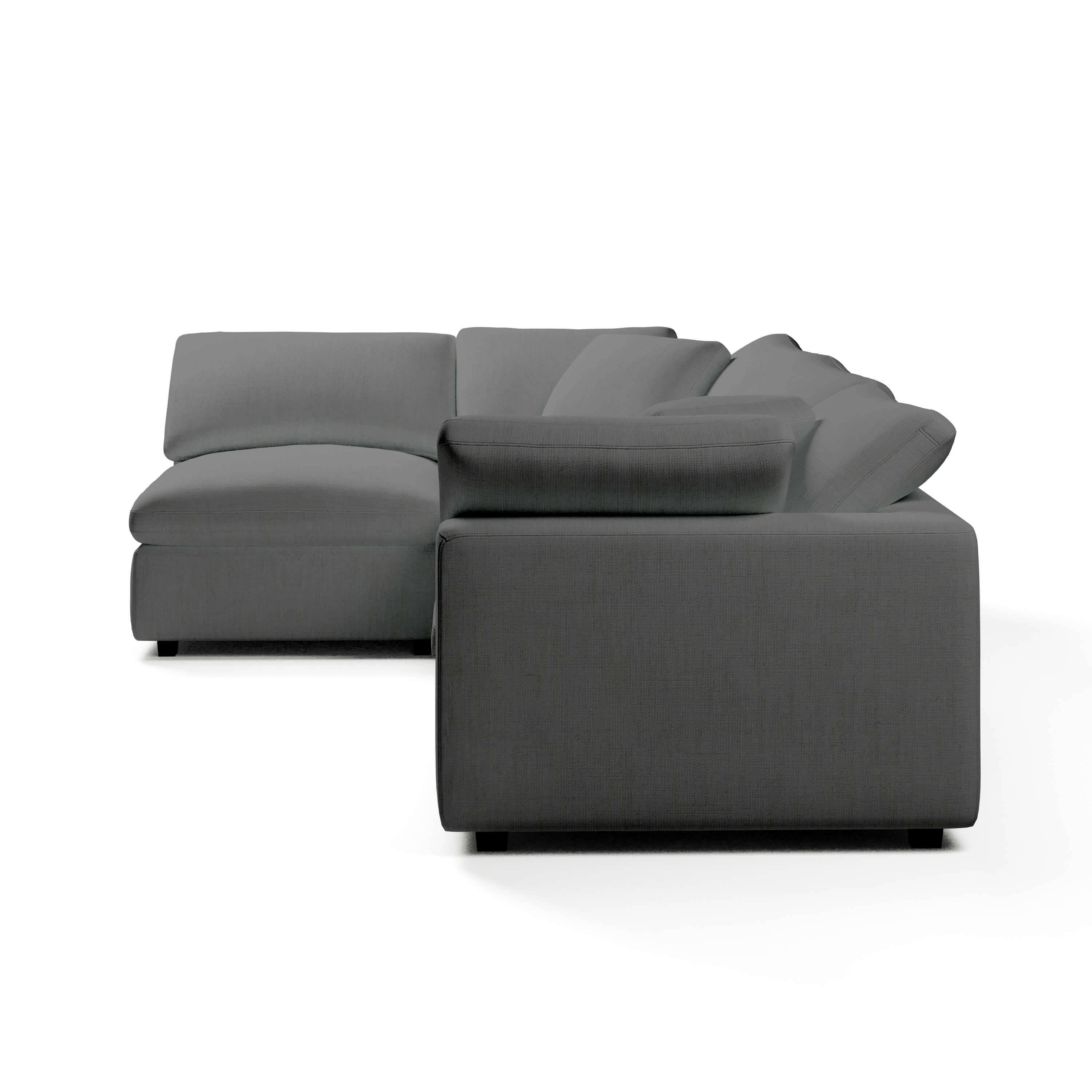 Comfy Modular Sofa - 4-Seater L-Sectional