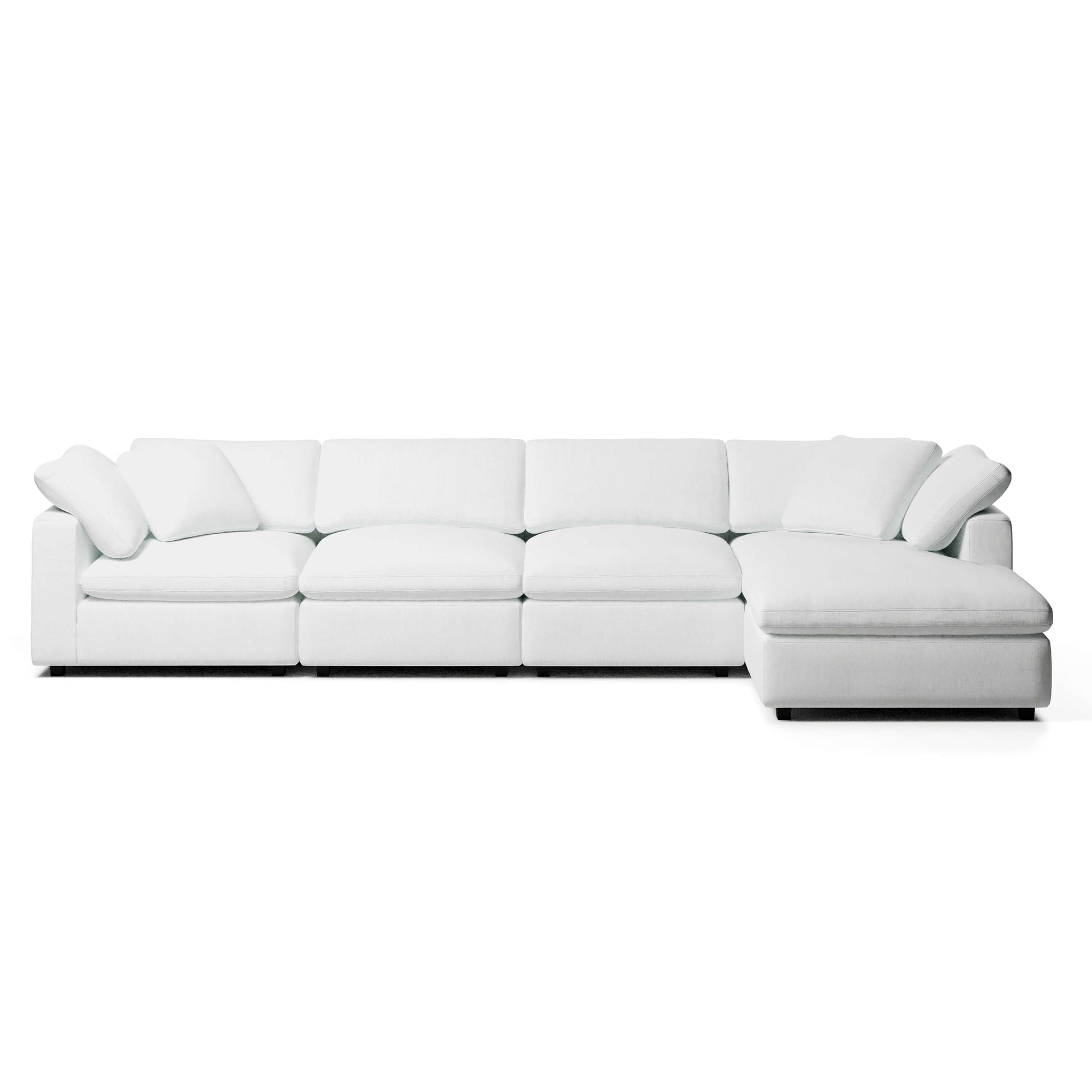 4-Seater Chaise Sectional - Right Hand Facing | Couch Haus Modular Sofa