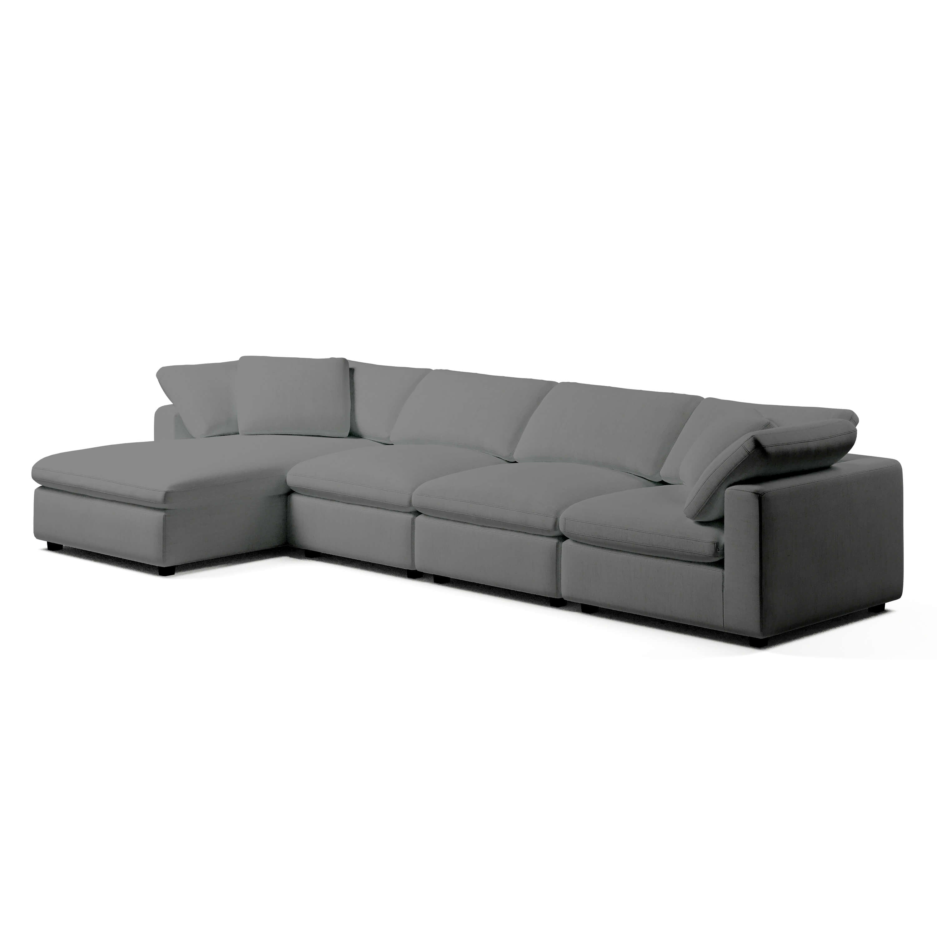 Chaise Sectional Modular Sofa | Left Hand Facing Sofa | Couch Haus