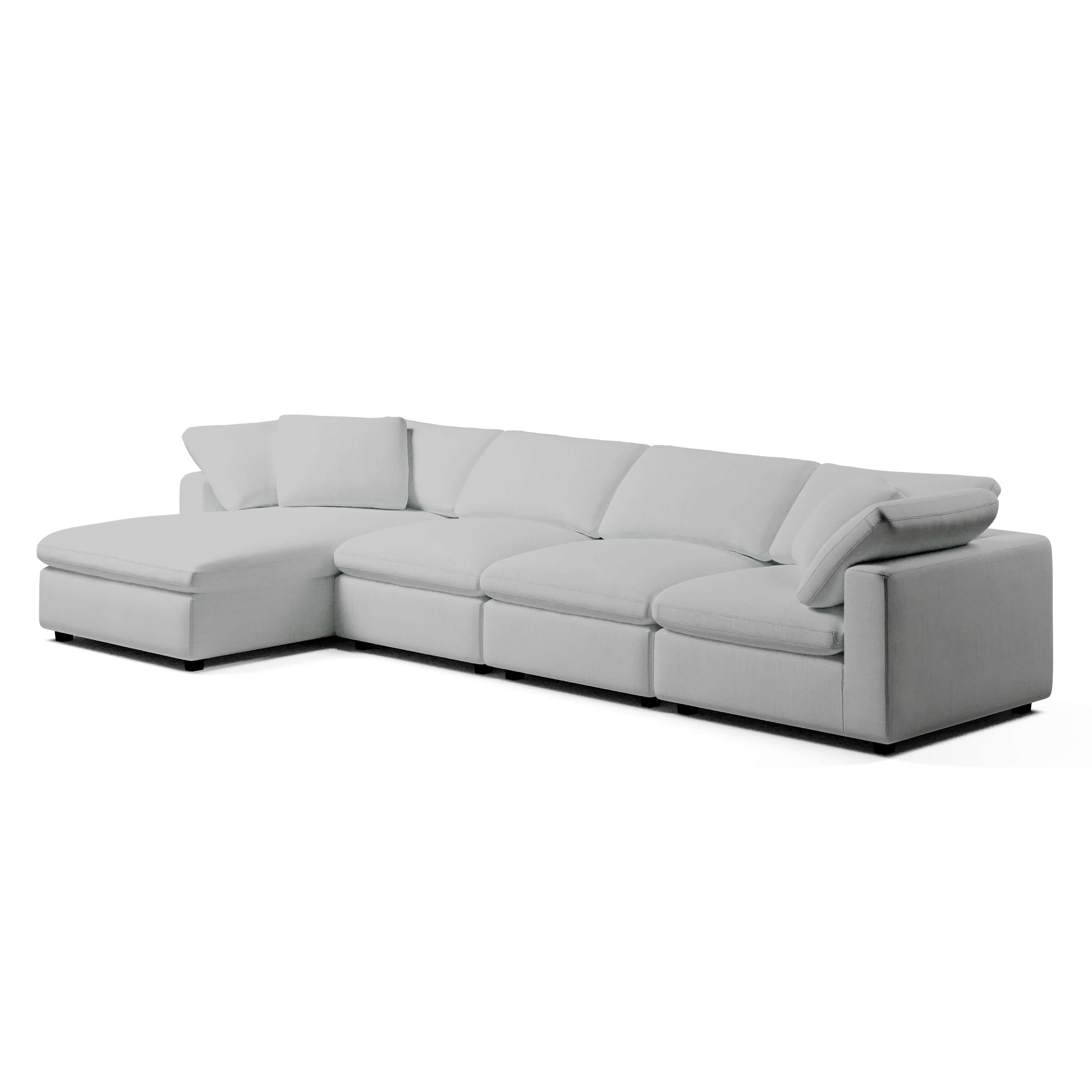 Chaise Sectional Modular Sofa | Left Hand Facing Sofa | Couch Haus