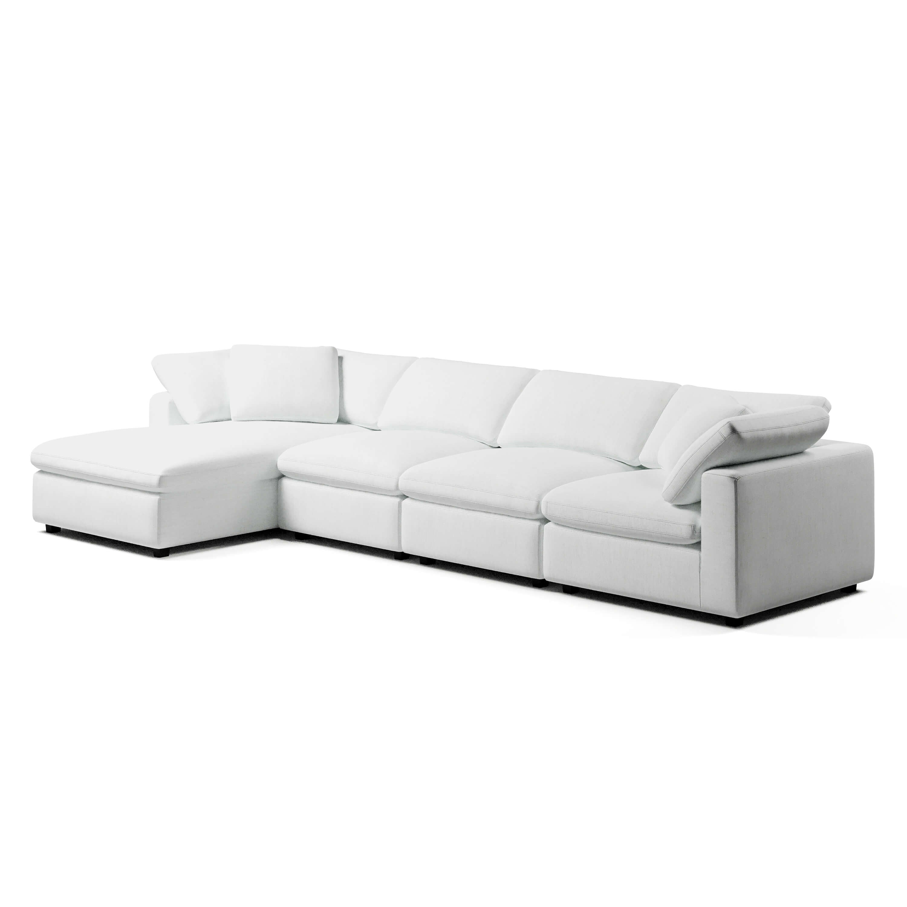Chaise Sectional Modular Sofa | Left Hand Facing Sofa | Couch Haus