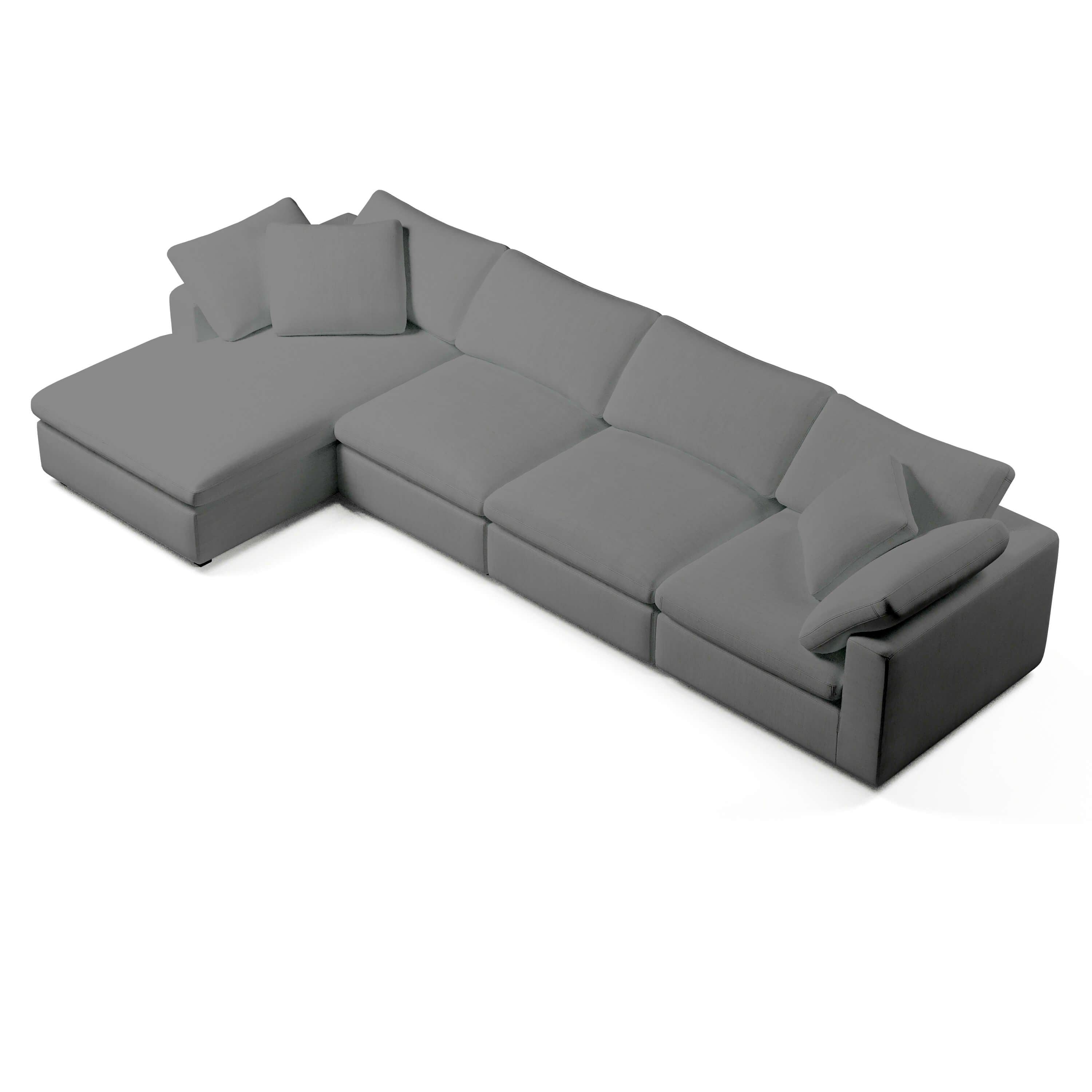 Chaise Sectional Modular Sofa | Left Hand Facing Sofa | Couch Haus