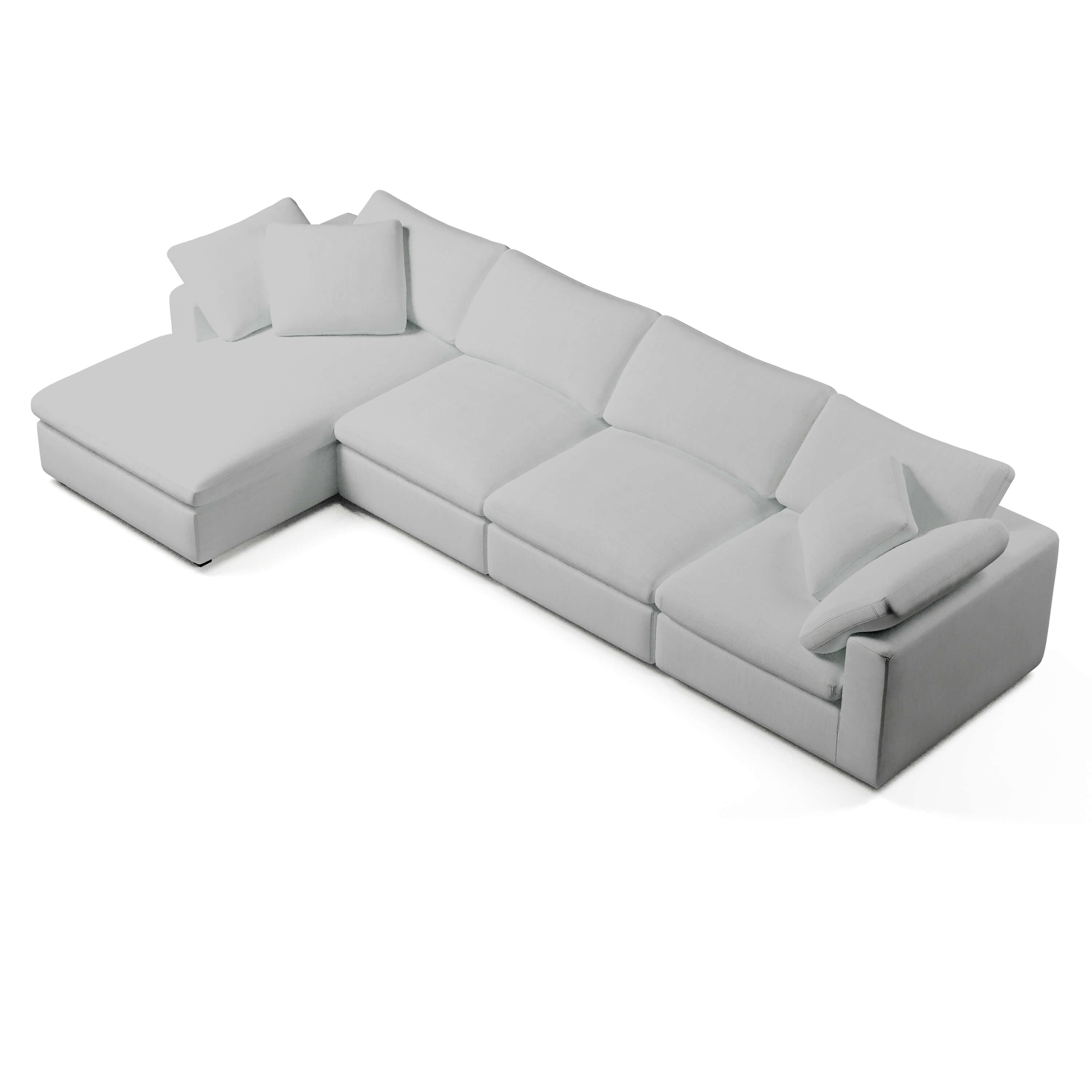 Chaise Sectional Modular Sofa | Left Hand Facing Sofa | Couch Haus