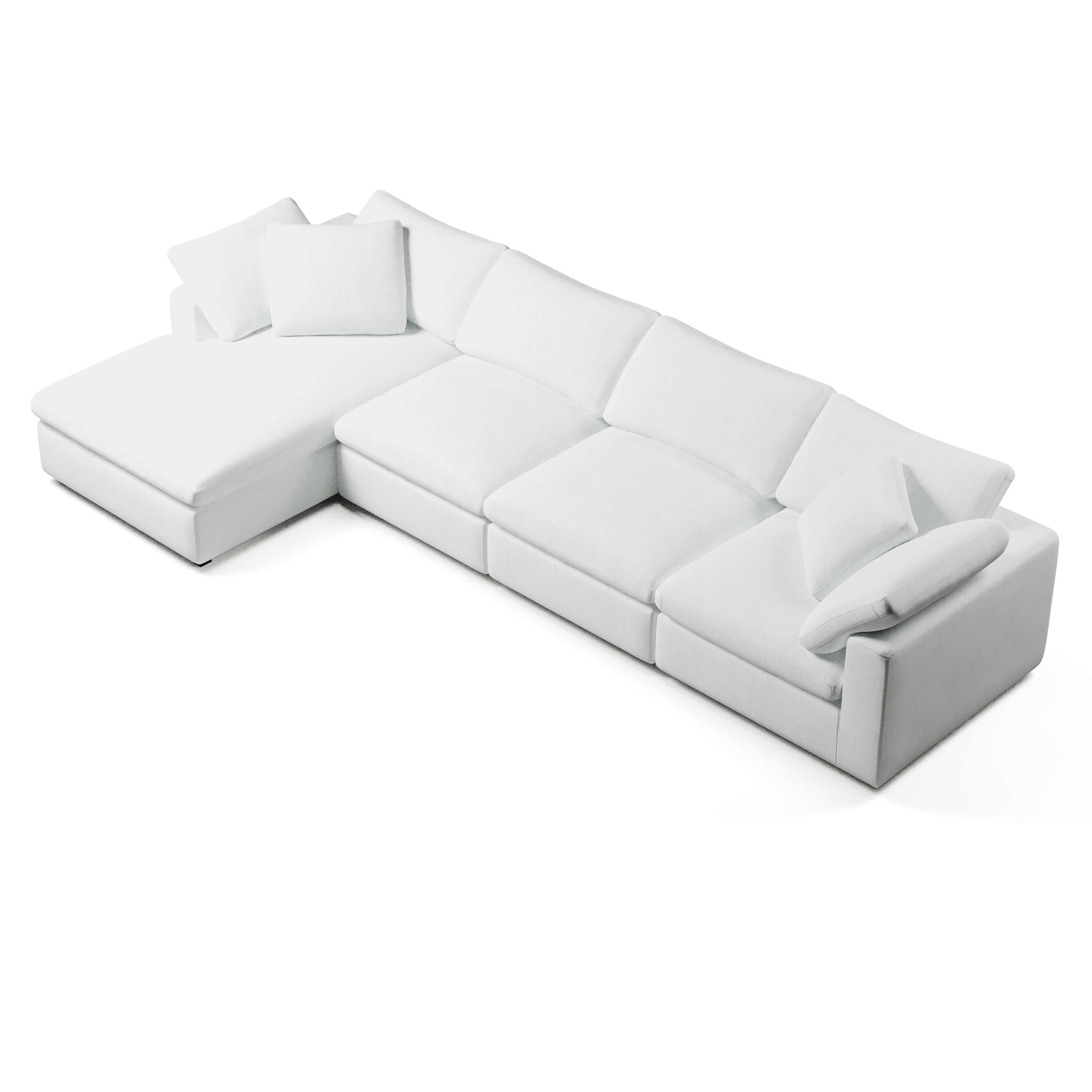 Chaise Sectional Modular Sofa | Left Hand Facing Sofa | Couch Haus