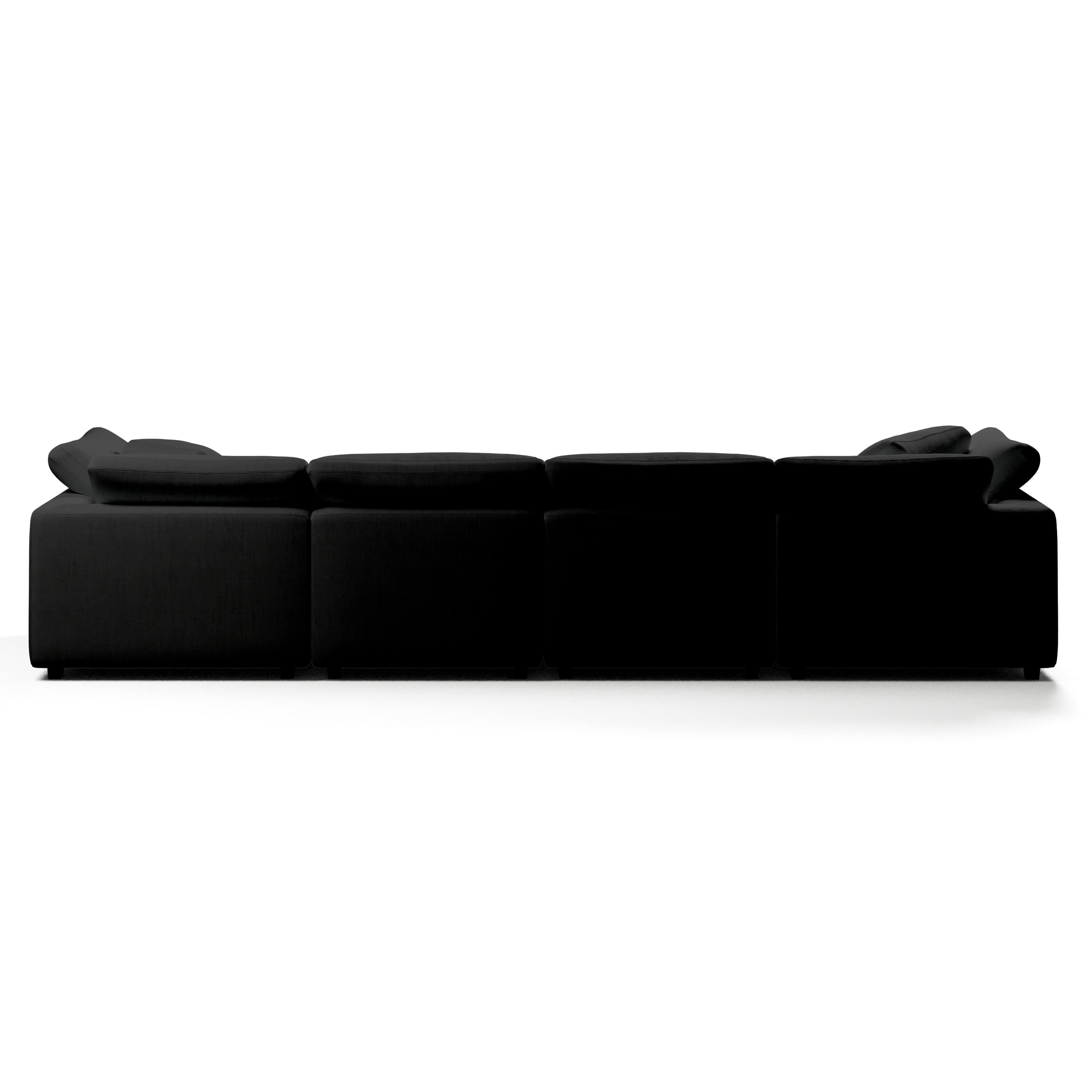 Comfy Modular Sofa - 4-Seater Chaise Sectional - Left Hand Facing