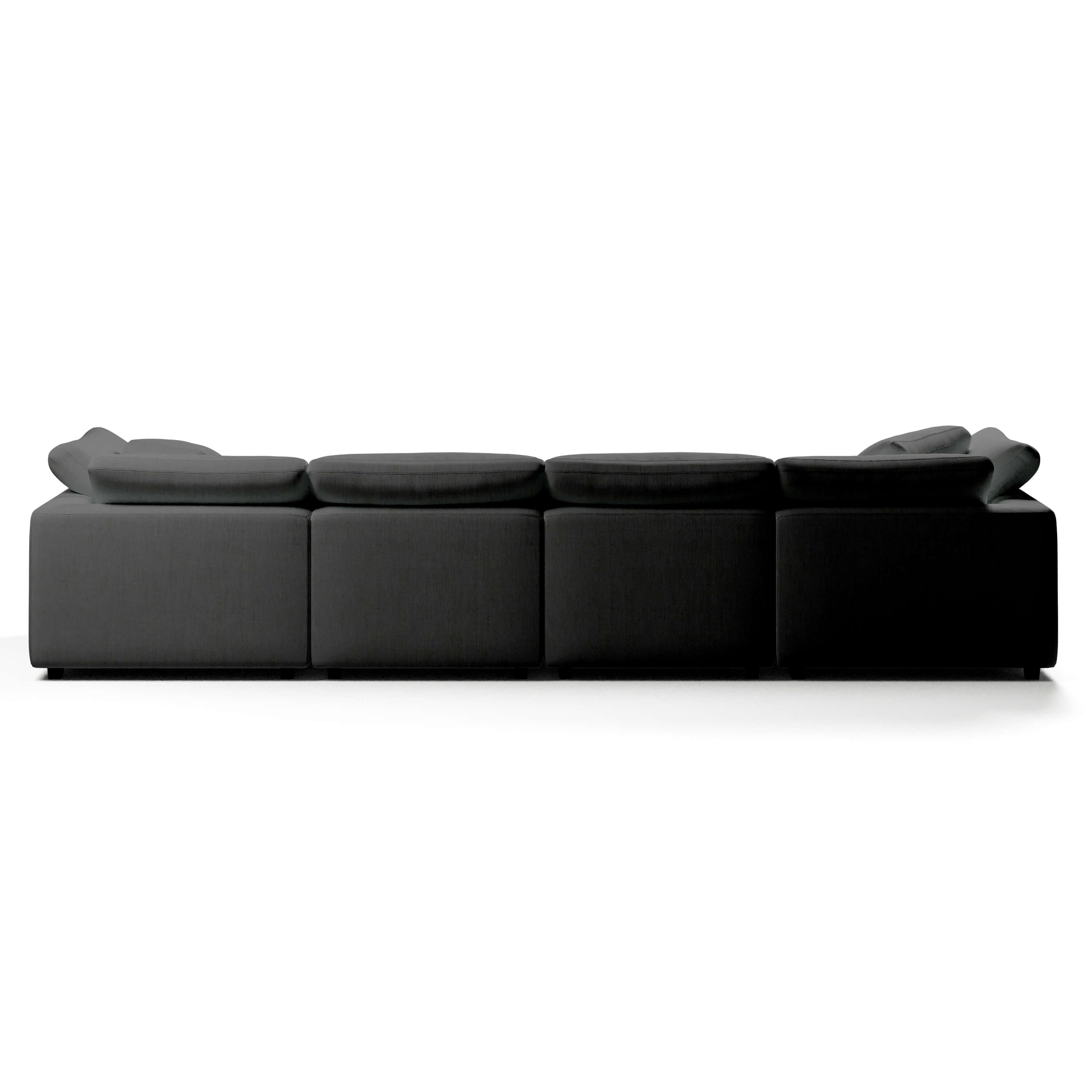 Comfy Modular Sofa - 4-Seater Chaise Sectional - Left Hand Facing