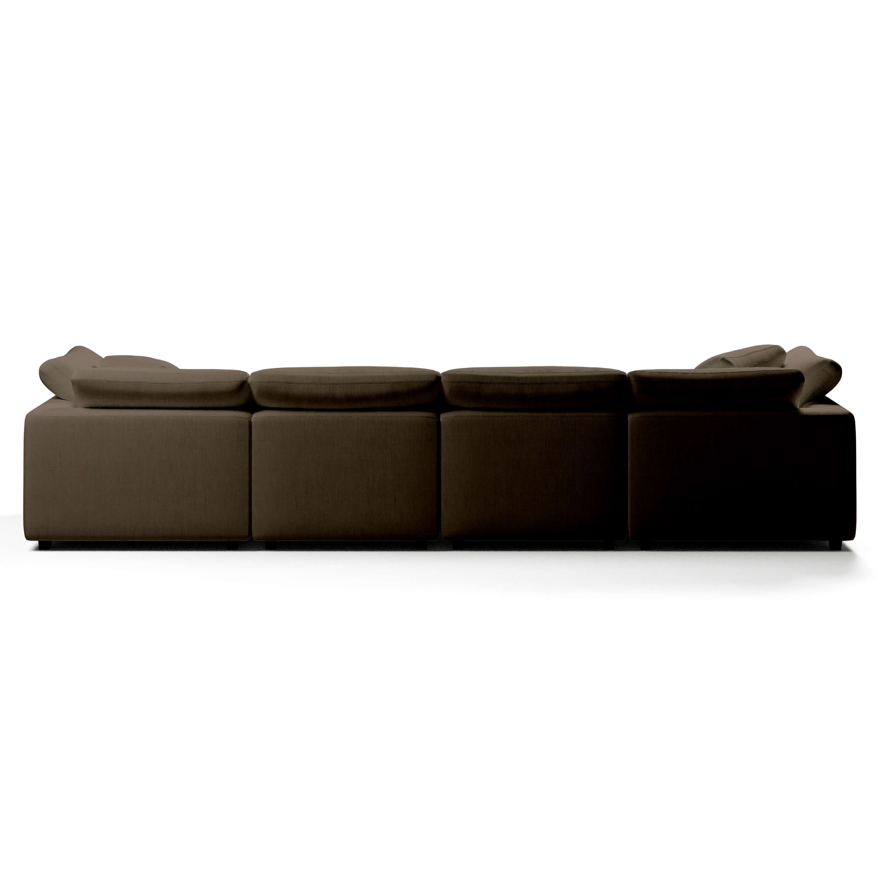 Comfy Modular Sofa - 4-Seater Chaise Sectional - Left Hand Facing