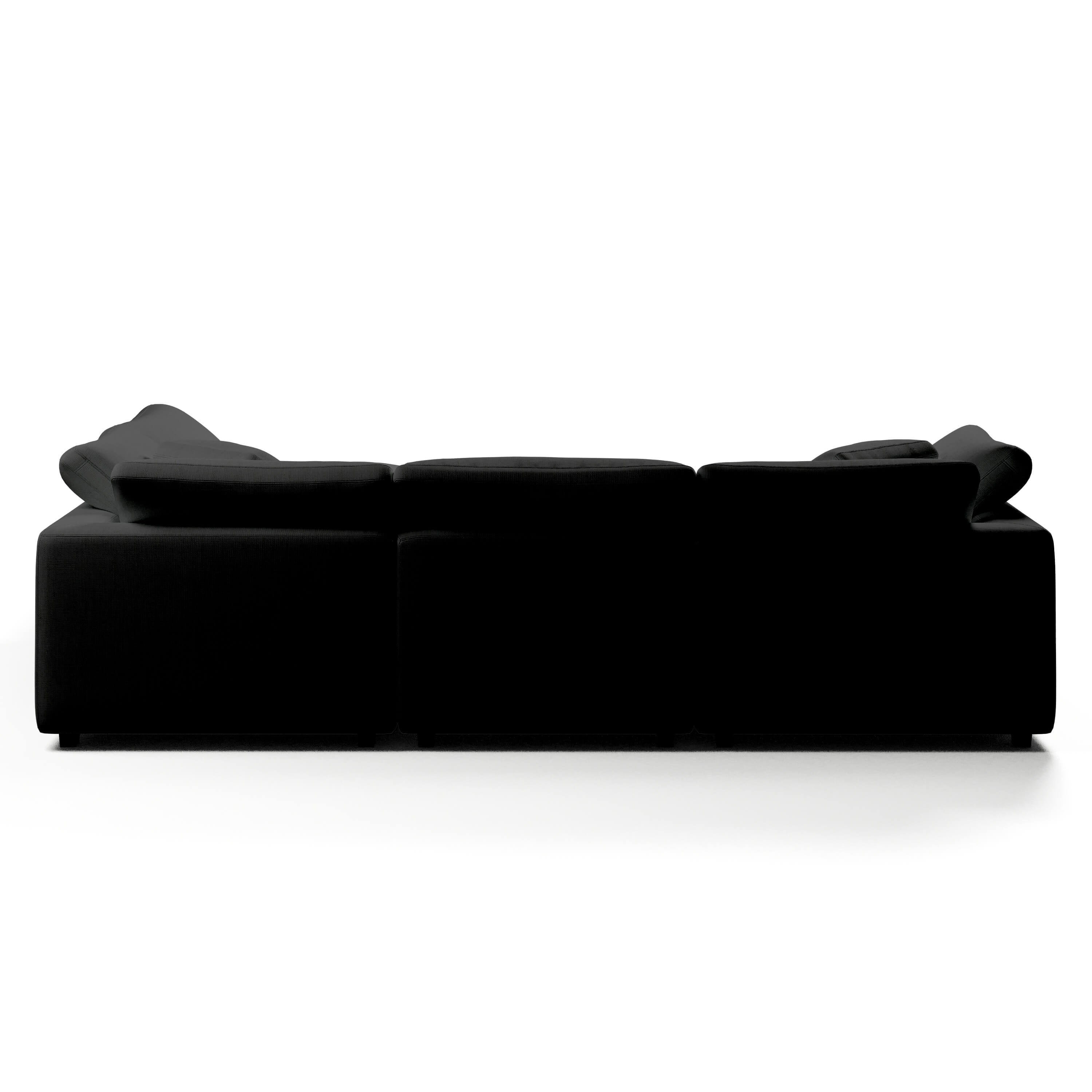 Comfy Modular Sofa - 4-Seater L-Sectional & Ottoman