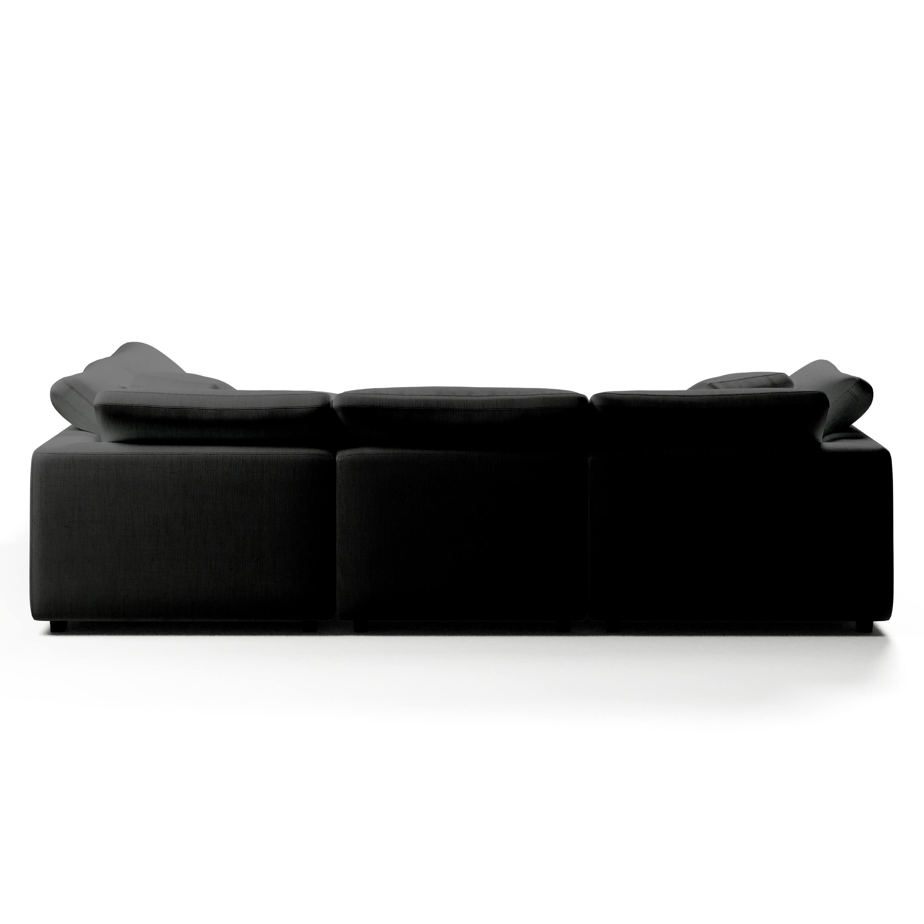 Comfy Modular Sofa - 4-Seater L-Sectional & Ottoman