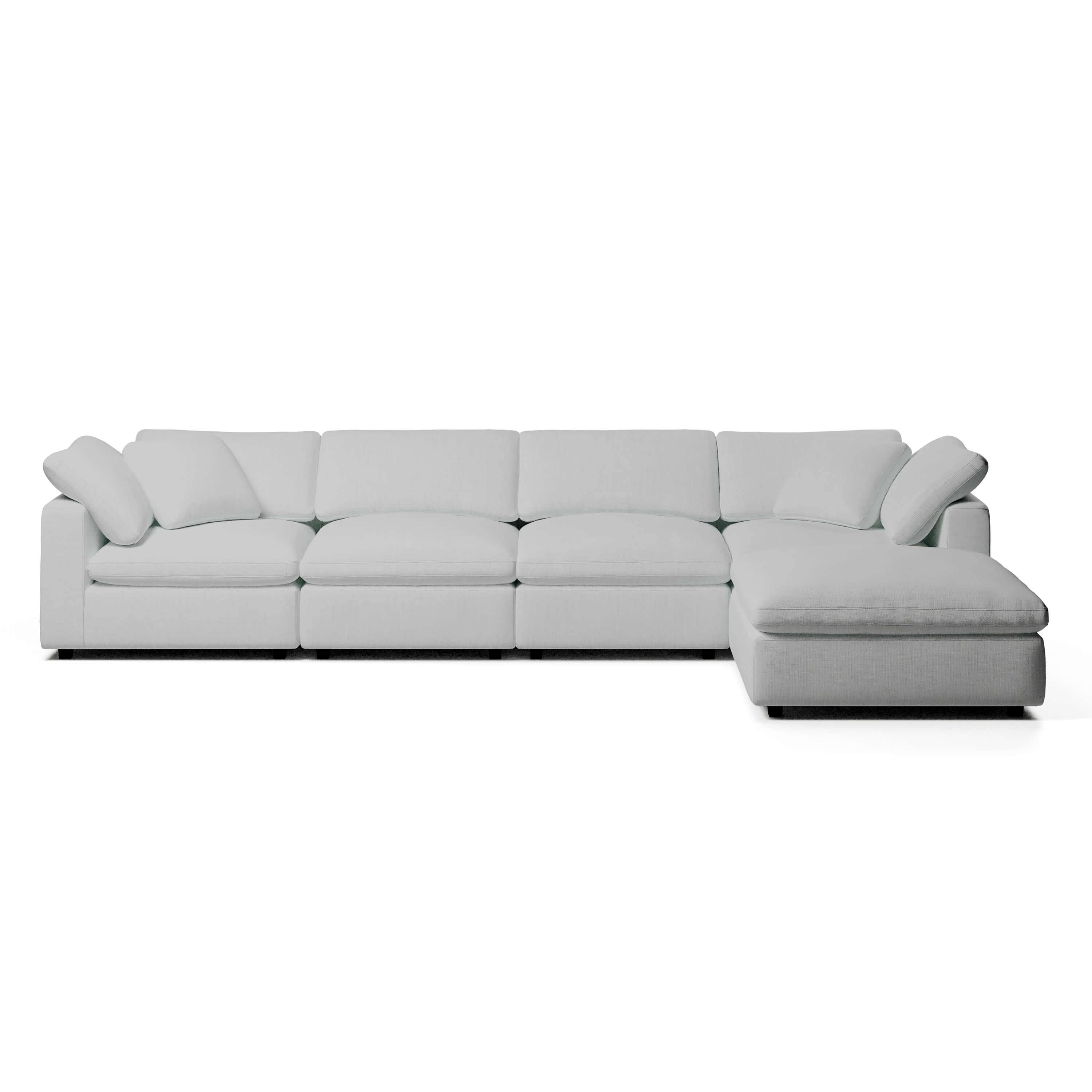 L-Shape Couch with Ottoman | Comfy Modular Sofa | Couch Haus