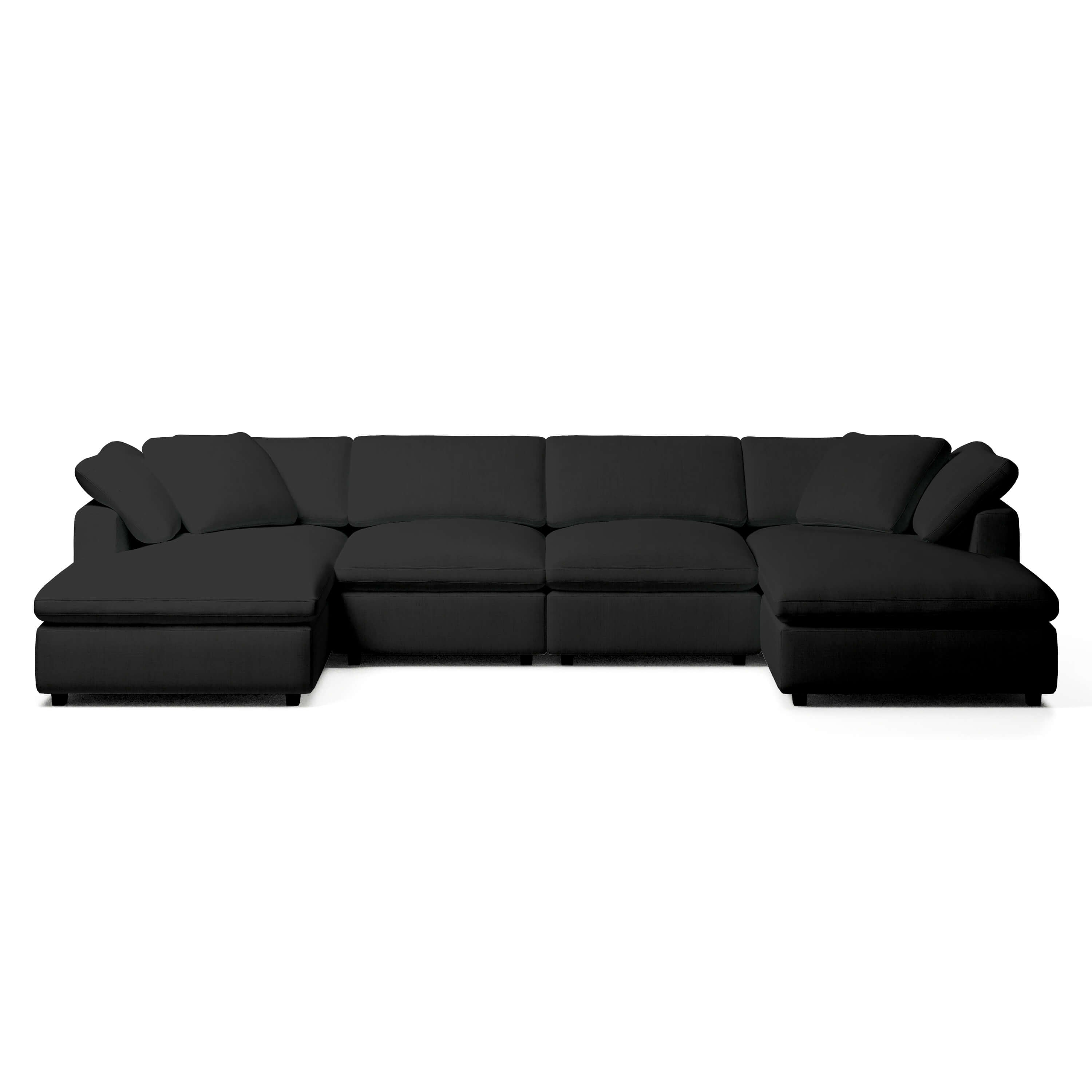 Comfy Modular Sofa - 4-Seater Chaise U-Sectional
