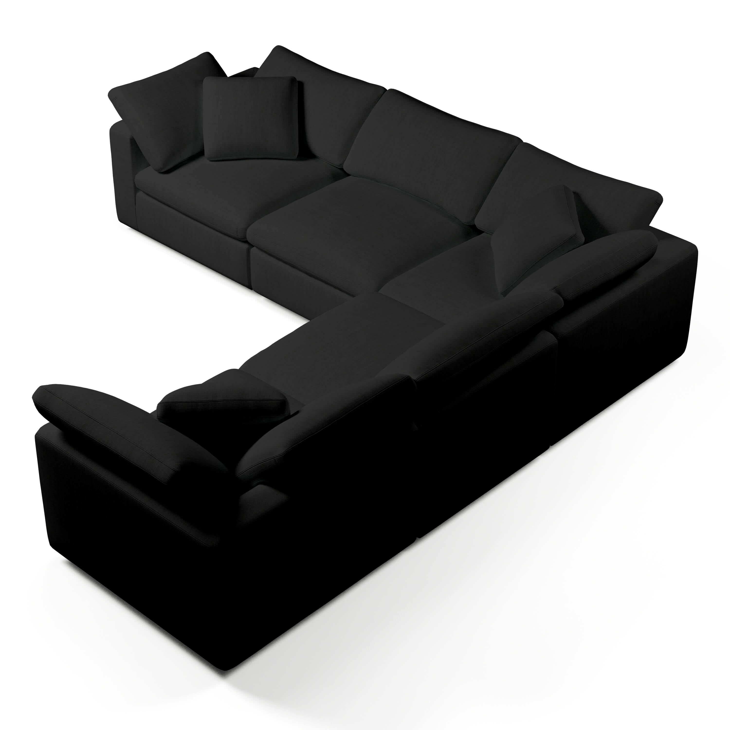 Comfy Modular Sofa - 5-Seater Modular L-Sectional